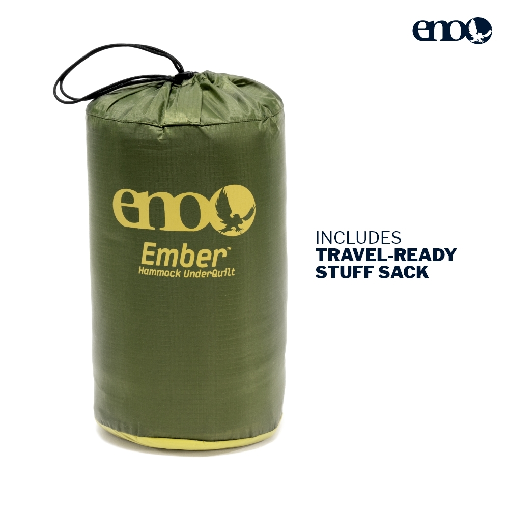 ENO Ember UnderQuilt - schützende und warme Hängemattendecke - für Camping - Pacific - Bild 13 von 14
