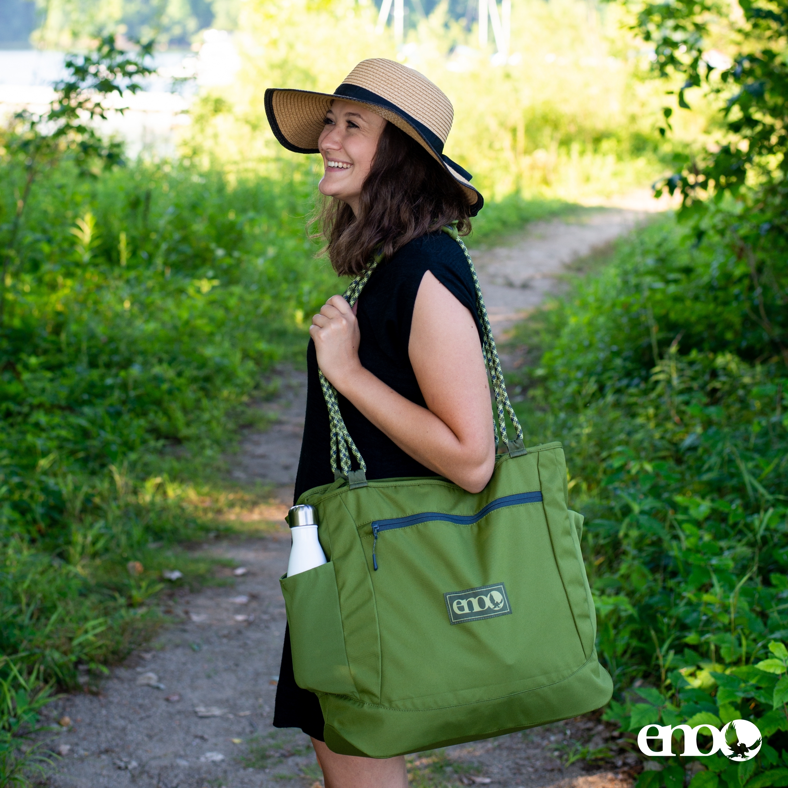 ENO Relay Tote - 35L Outdoor Reise- und Tragetasche für Damen und Herren - schwarz - Bild 14 von 21