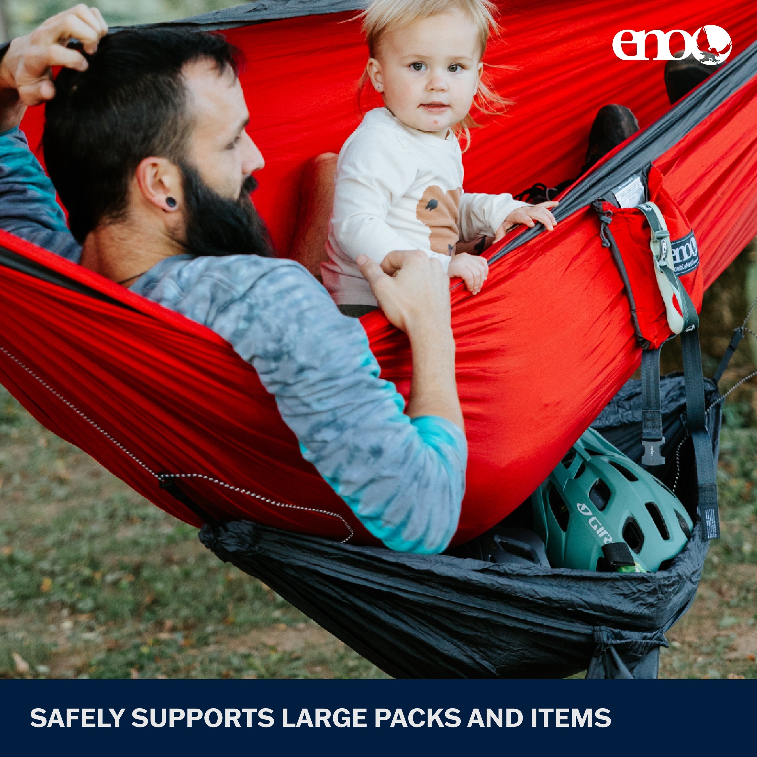 ENO Underbelly Gear Sling - Storage Hammock for Portable Hammocks - Charcoal - Picture 5 of 14