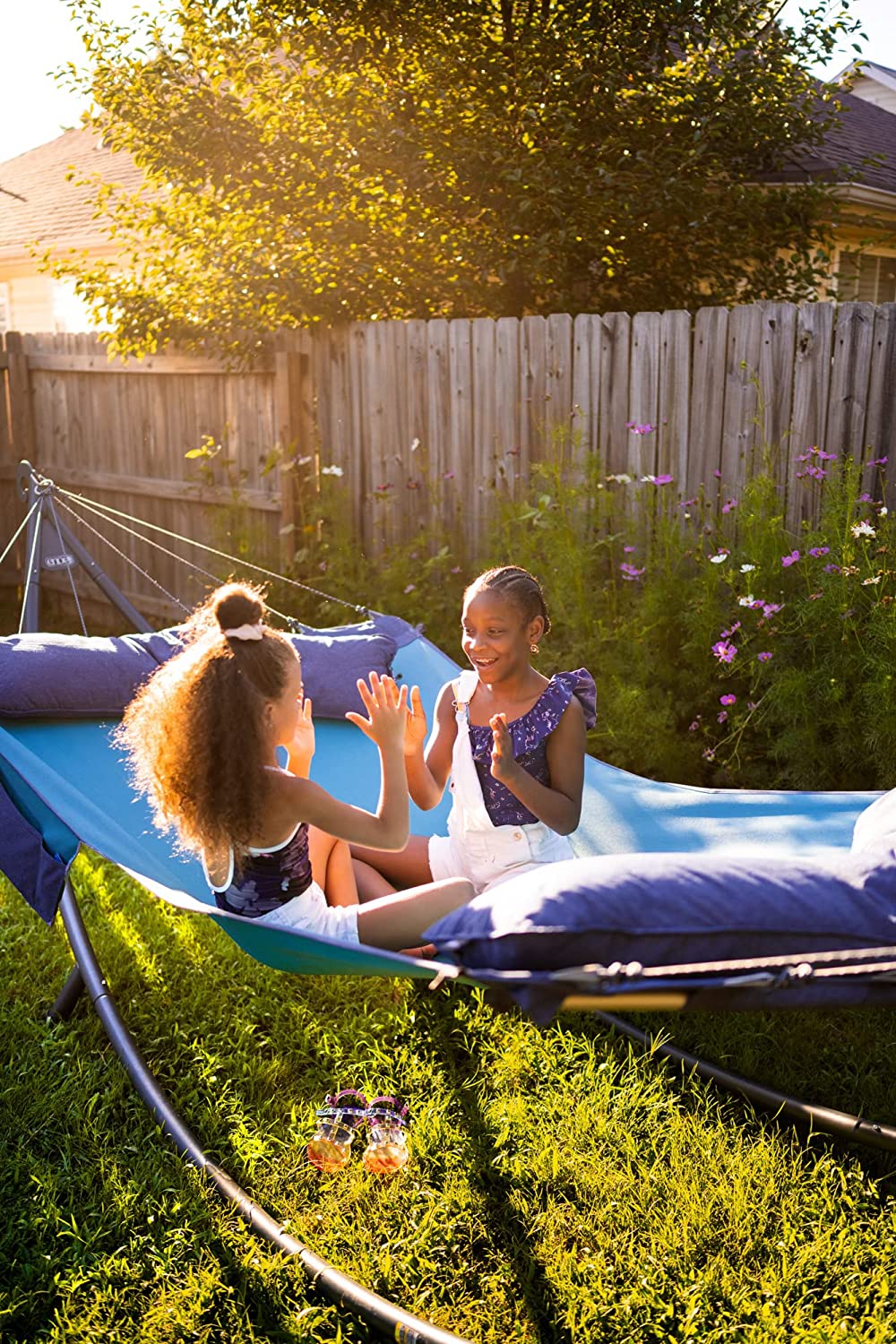 ENO SuperNest SL Hängematte - Hinterhofhängematte für 1 bis 2 Personen - kieselgrau - Bild 16 von 18