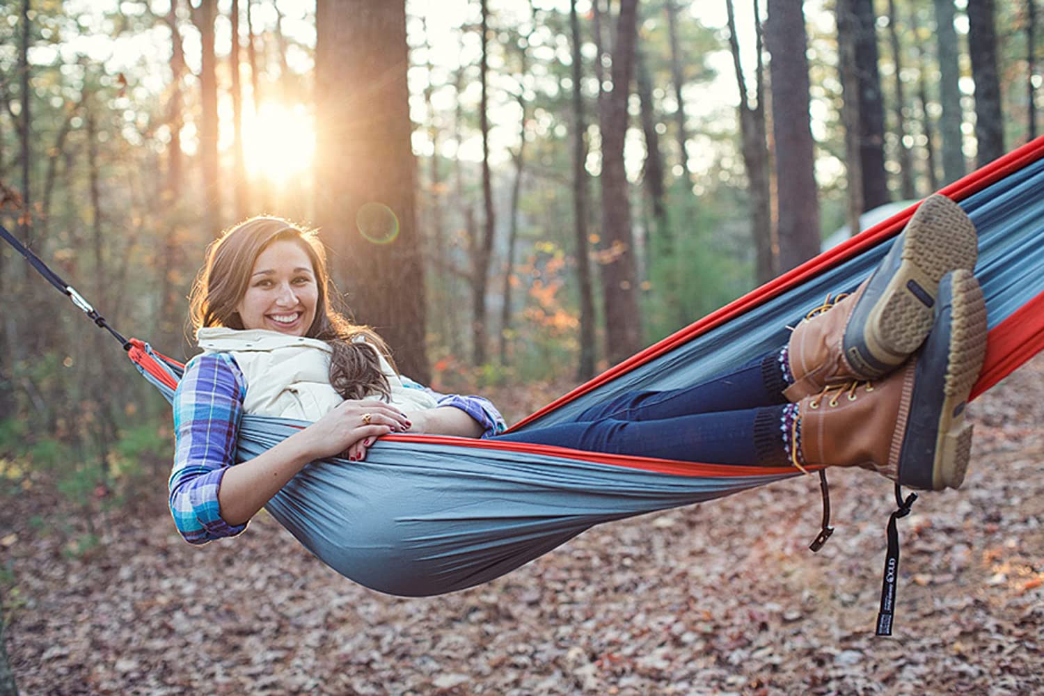 ENO SingleNest Hängematte - Tragbare Hängematte für 1 Person - für Camping - Navy/Royal - Bild 45 von 45