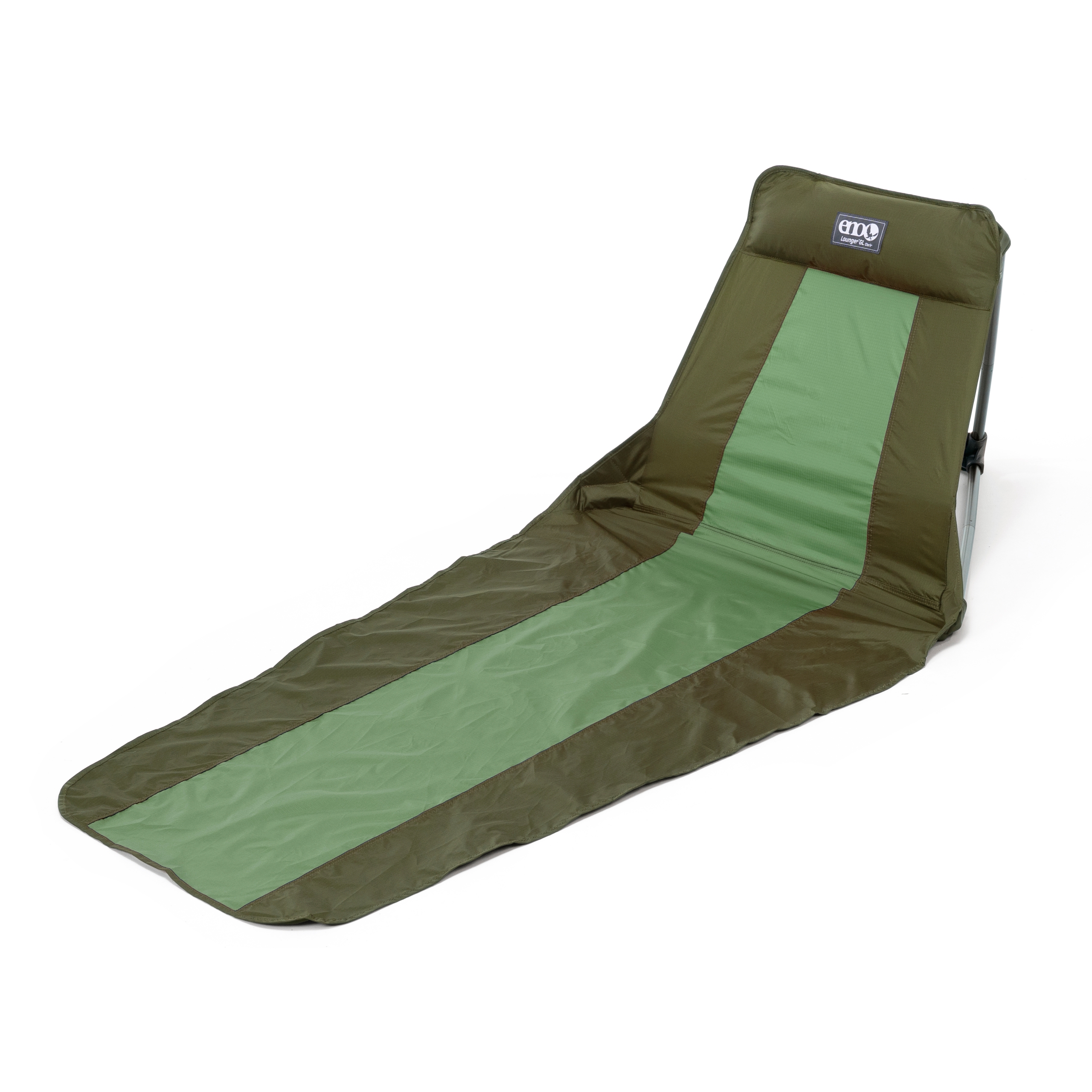 ENO, Eagles Nest Outfitters Lounger DL Camping Chair, Outdoor Lounge Chair, Olive/Lime