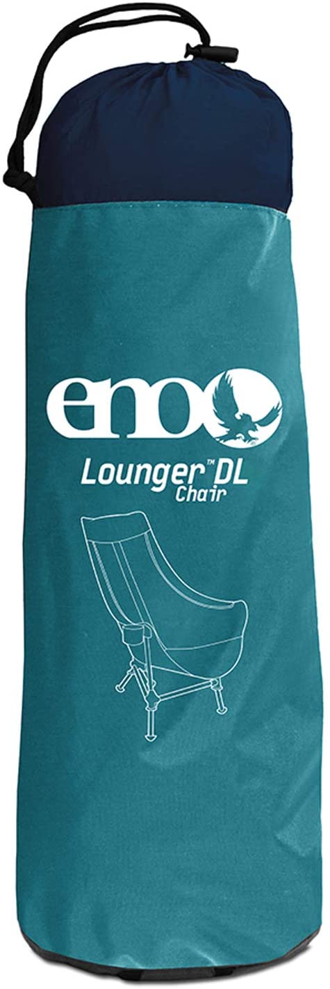 ENO Lounger DL Chair - Portable Outdoor Hiking and Festival Chair - Navy/Seafoam - Bild 3 von 21