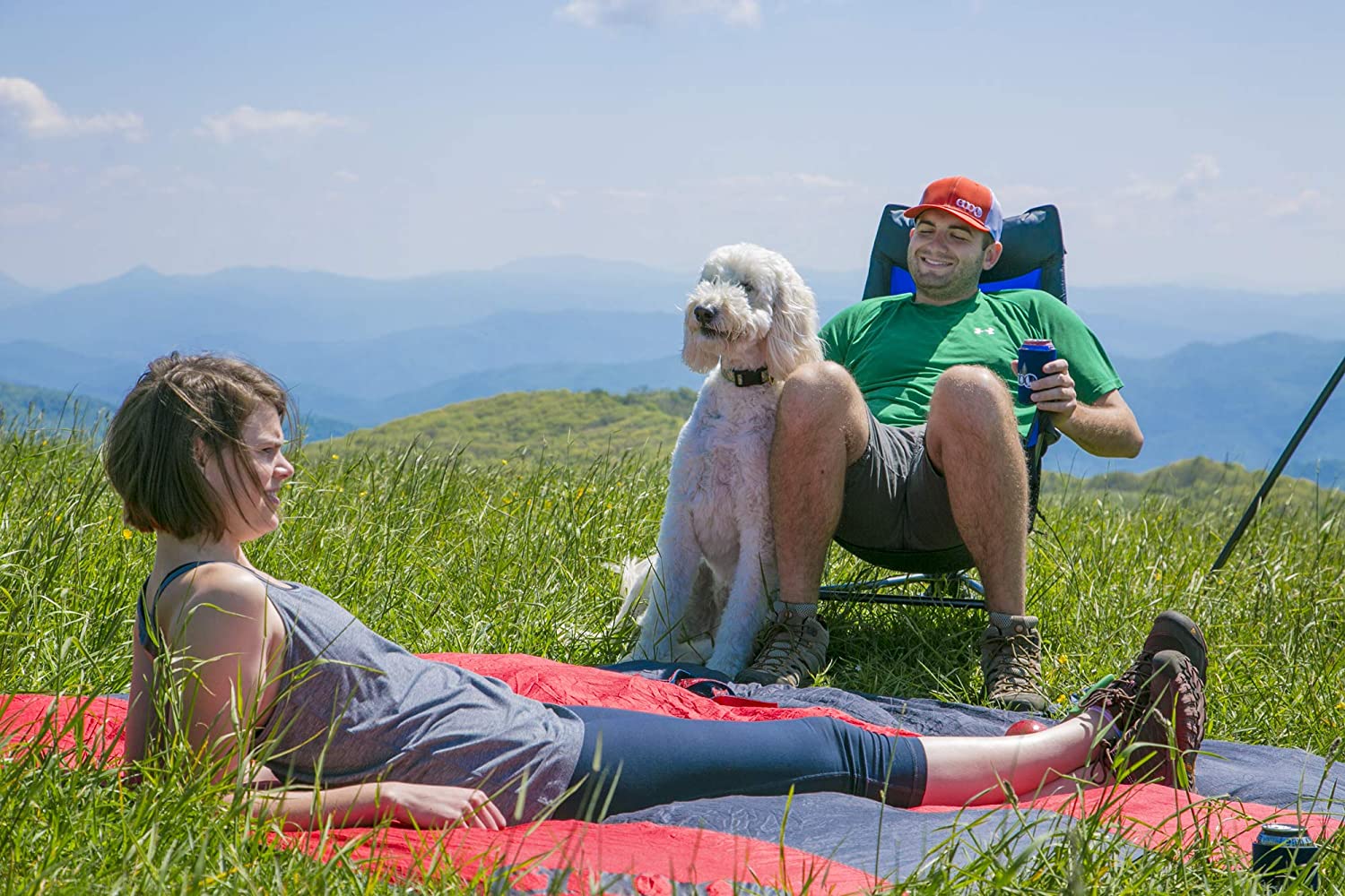 ENO Lounger DL Chair - Portable Outdoor Hiking and Festival Chair - Navy/Seafoam - Bild 8 von 21