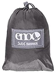 ENO Sub6 Ultralight Hammock - 1 Person Portable Hammock - For Camping - Charcoal - Picture 2 of 7