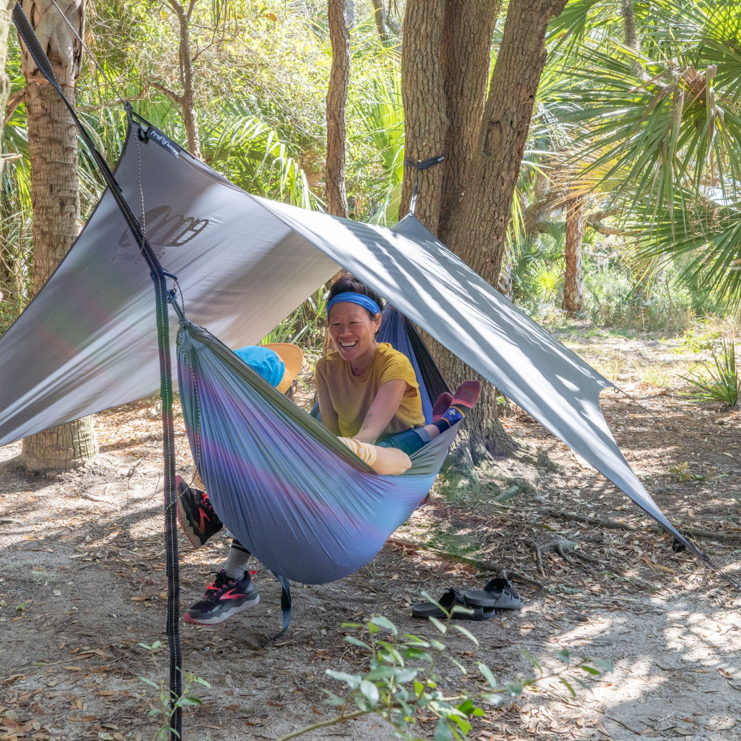 ENO ProFly Rain Tarp - Heavy-Duty Waterproof Tarp - For Camping - Olive - Bild 7 von 18