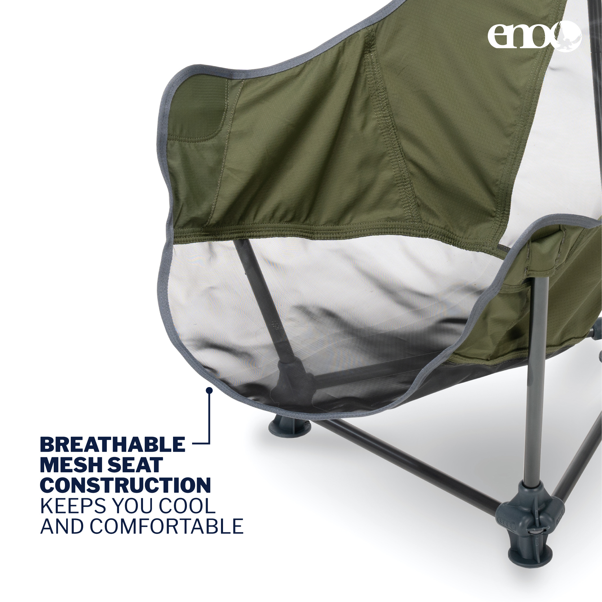 ENO Lounger SL Chair - Lightweight Portable Outdoor Hiking - Navy - Picture 9 of 12