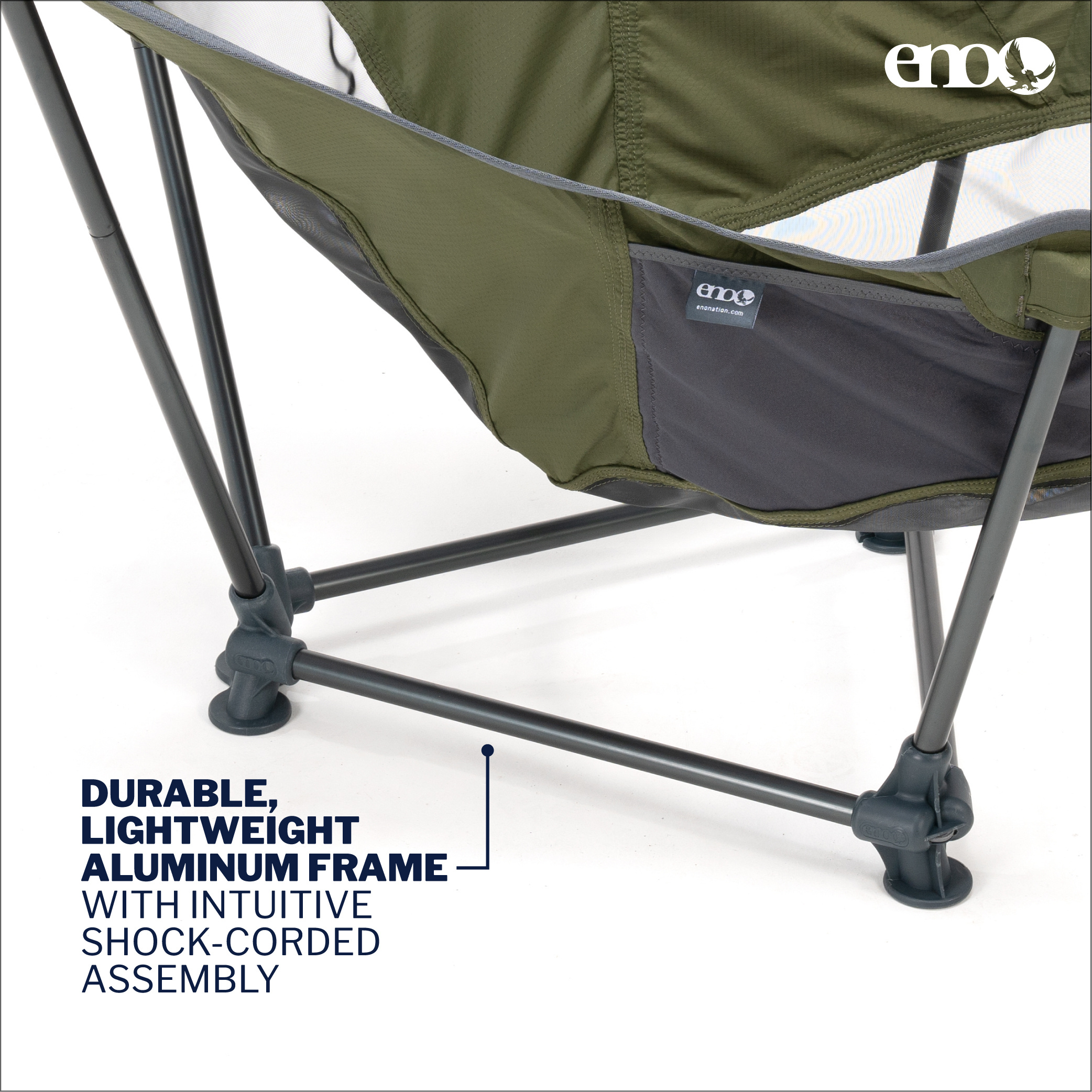 ENO Lounger SL Chair - Lightweight Portable Outdoor Hiking - Navy - Picture 10 of 12