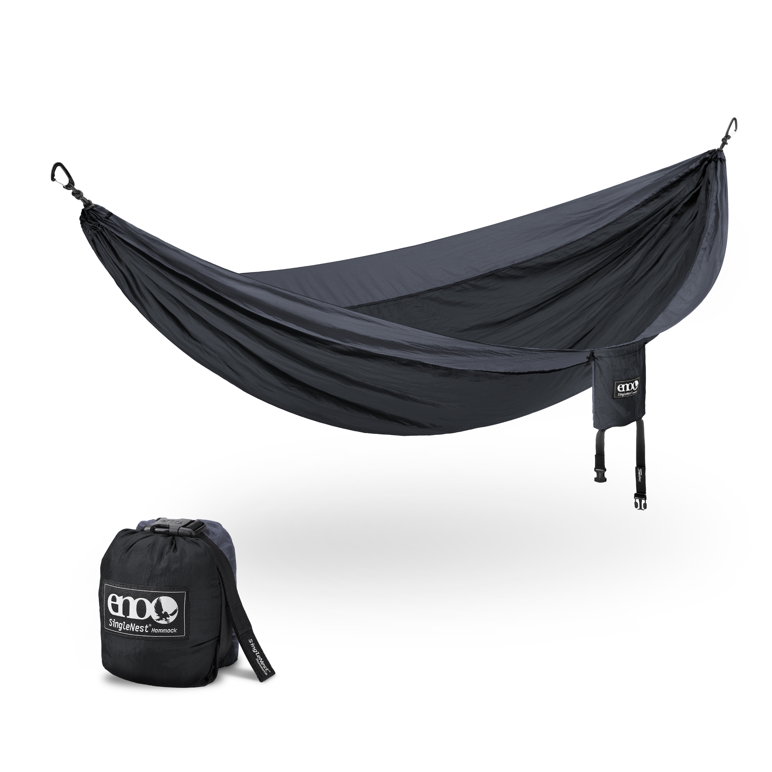 ENO SingleNest Hängematte - Tragbare Hängematte für 1 Person - für Camping - Navy/Royal - Bild 28 von 45