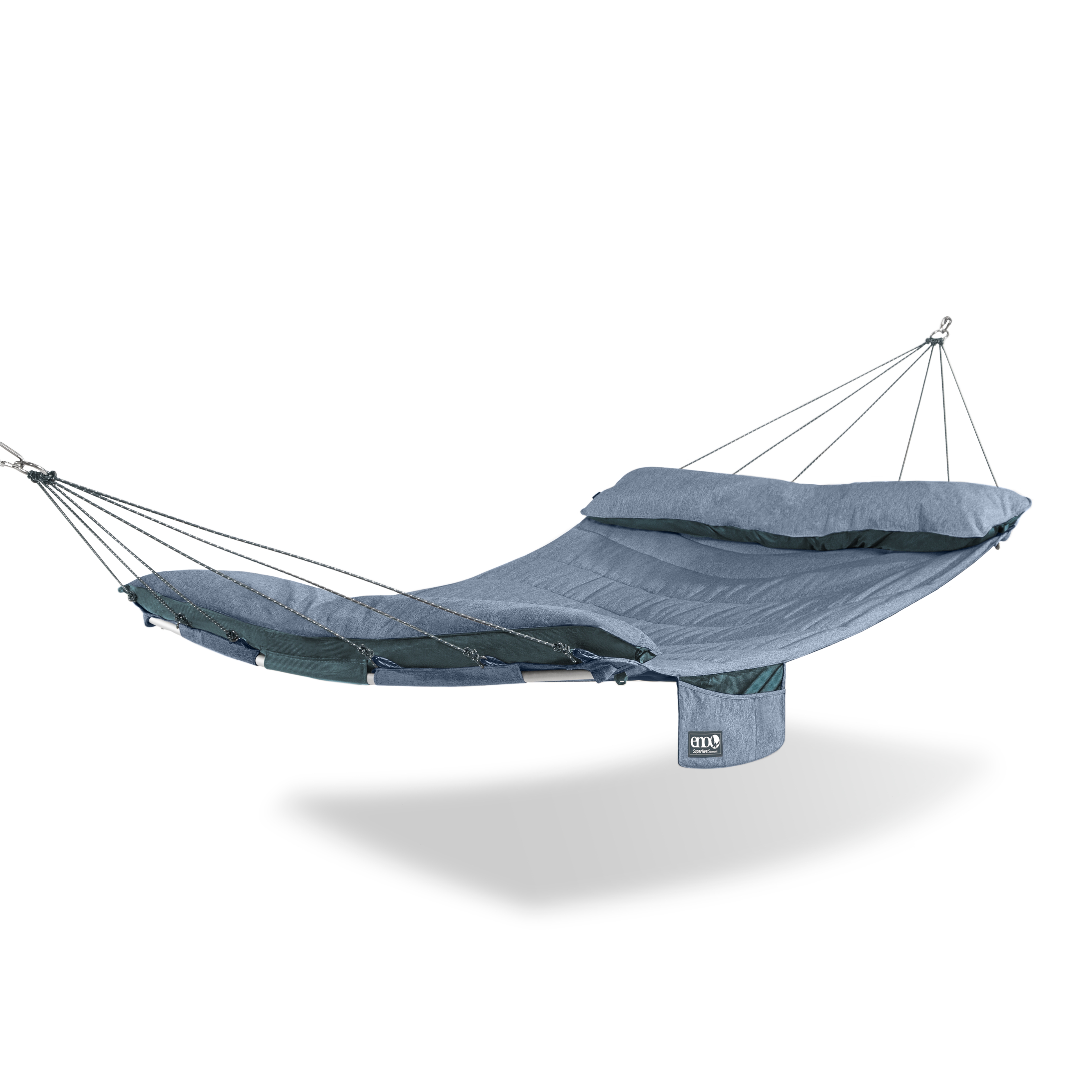 ENO SuperNest Hängematte - 1 bis 2 Personen Gartenhängematte - Outdoor - Heather Olive - Bild 10 von 36