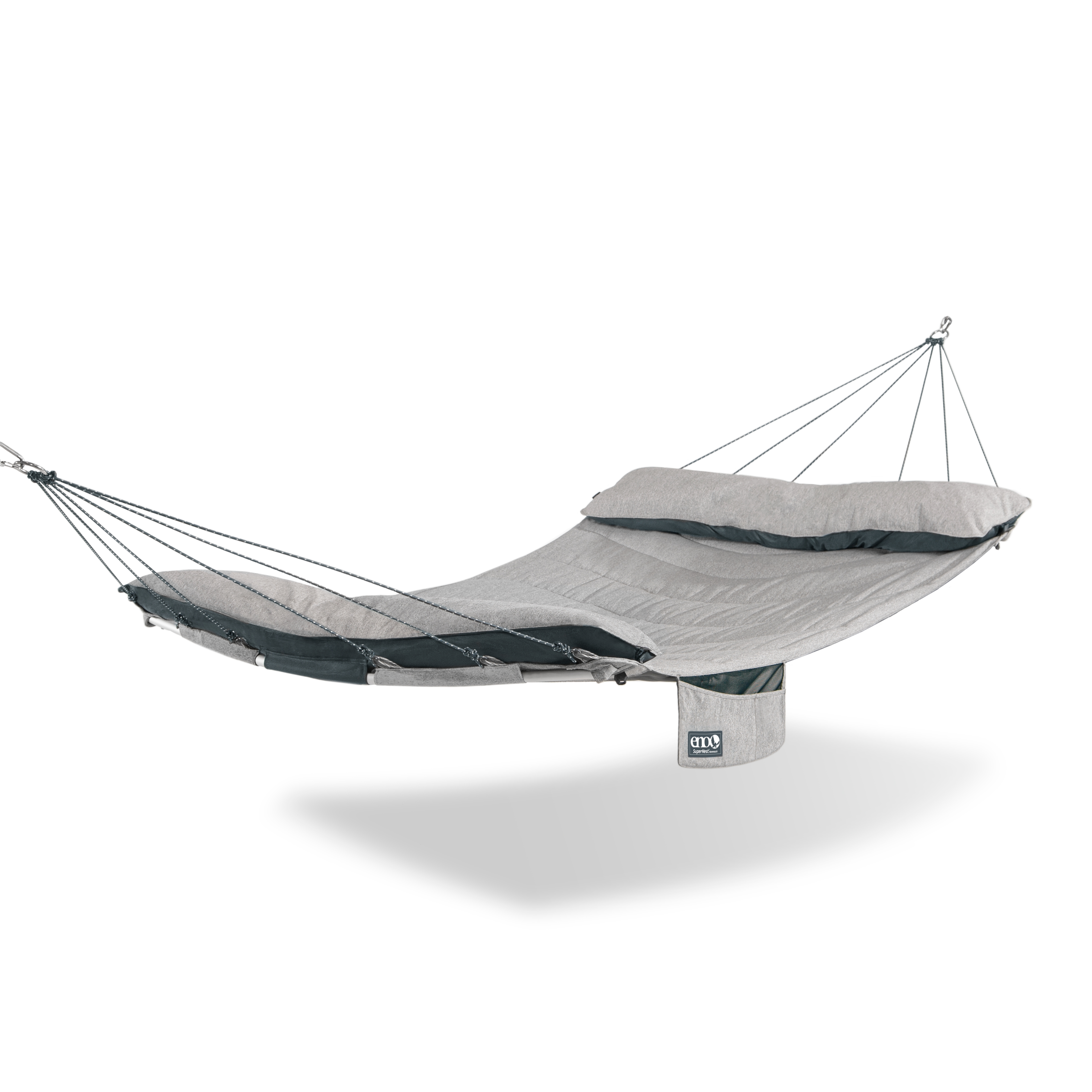 ENO SuperNest Hängematte - 1 bis 2 Personen Gartenhängematte - Outdoor - Heather Olive - Bild 19 von 36