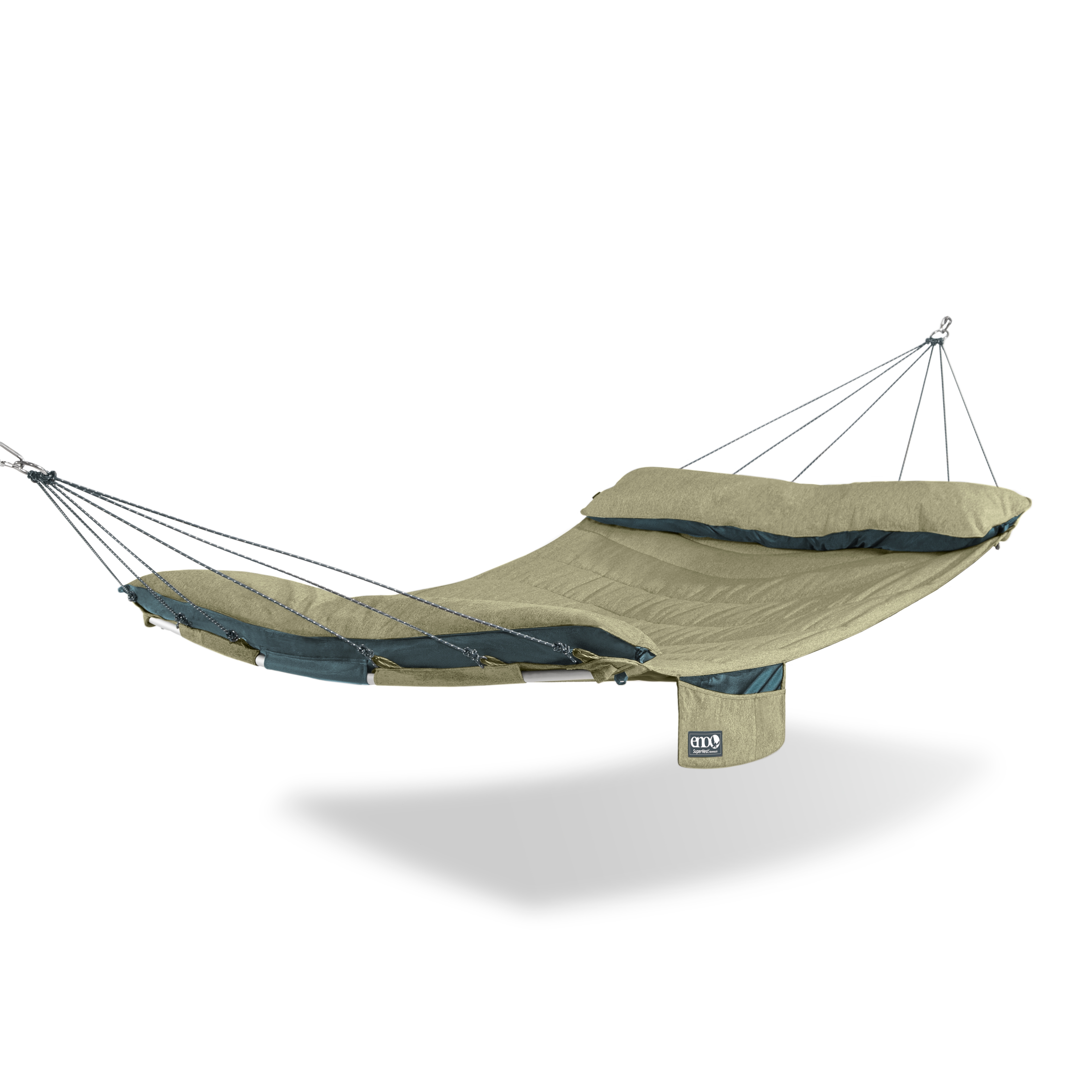 ENO SuperNest Hängematte - 1 bis 2 Personen Gartenhängematte - Outdoor - Heather Olive - Bild 1 von 36