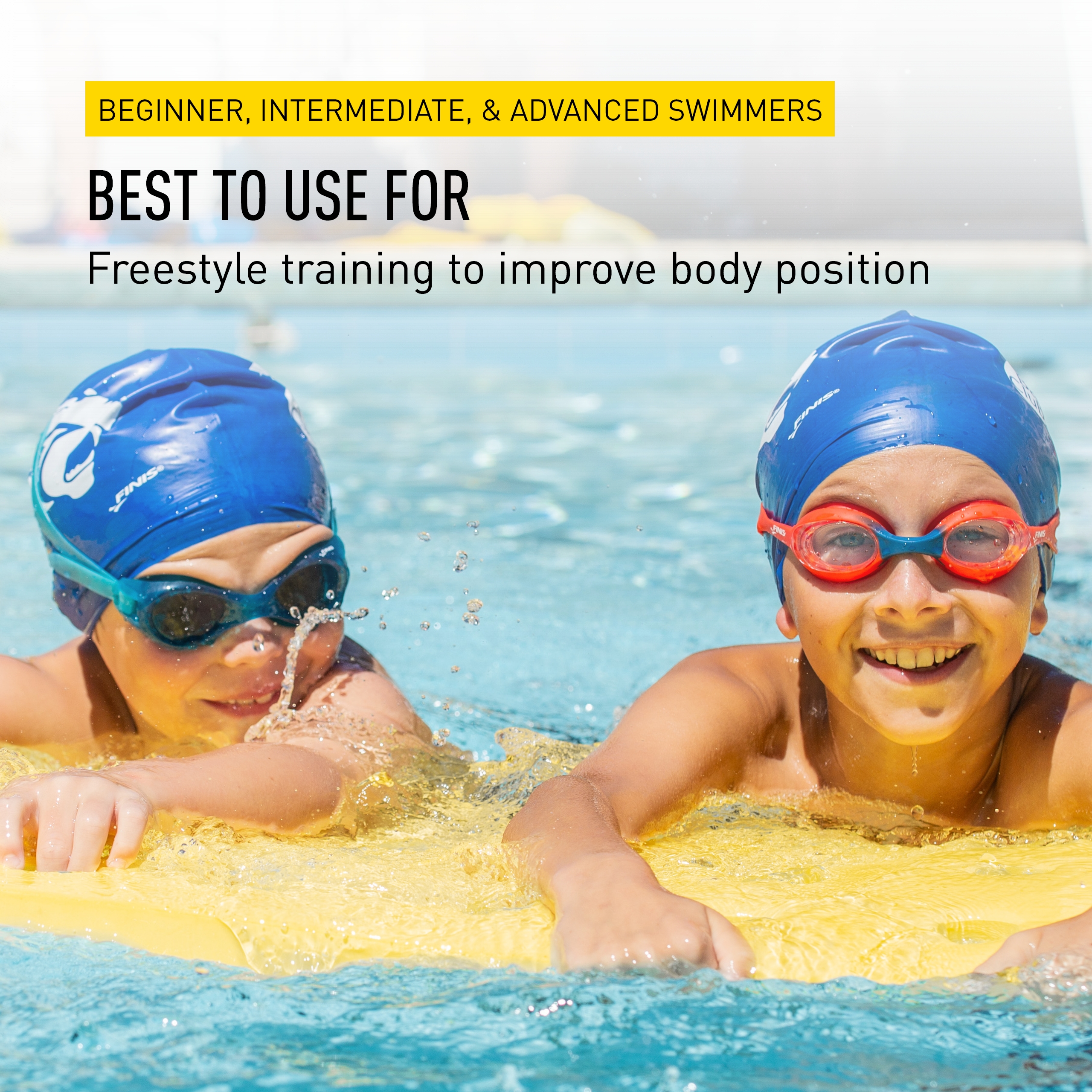 FINIS Freestyler Paddles - Freestyle Swim Paddles for Lap Training - Picture 12 of 14