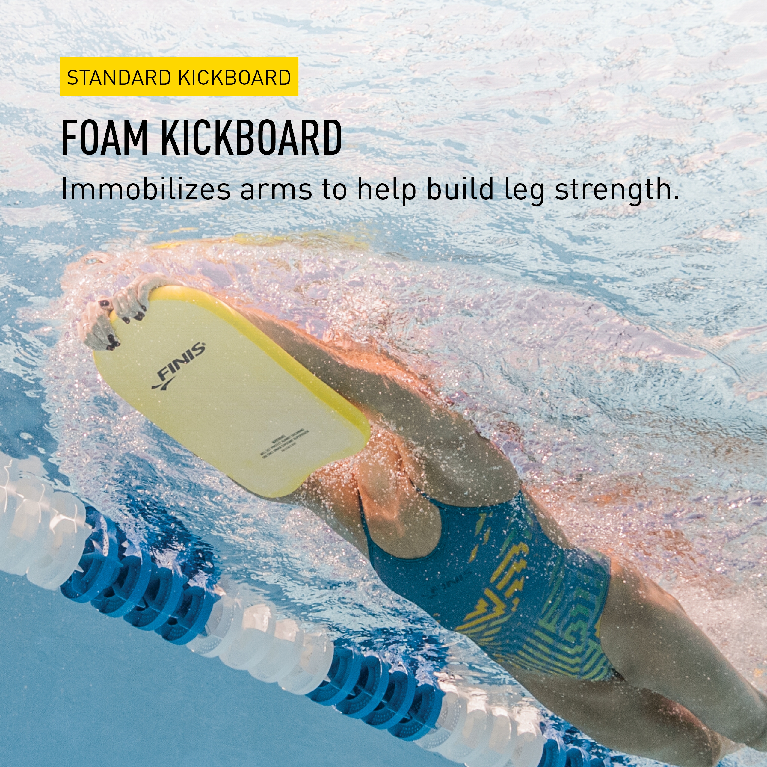 FINIS Alignment Kickboard - Kickboard for Swimming Training - Swim Gear - Bild 2 von 14
