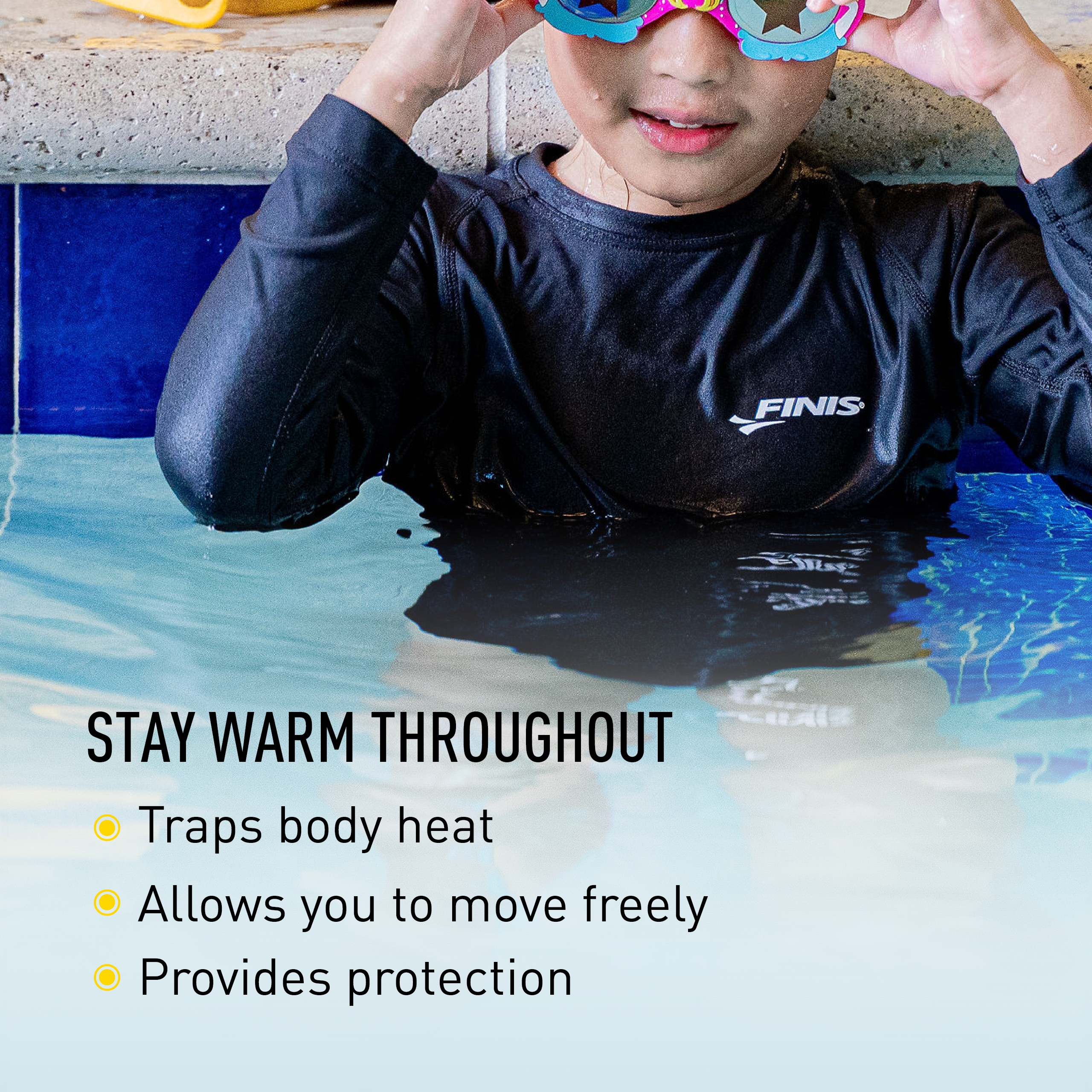 FINIS Thermo Badeshirt - für Rundentraining oder Outdoorschwimmen - Bild 52 von 56