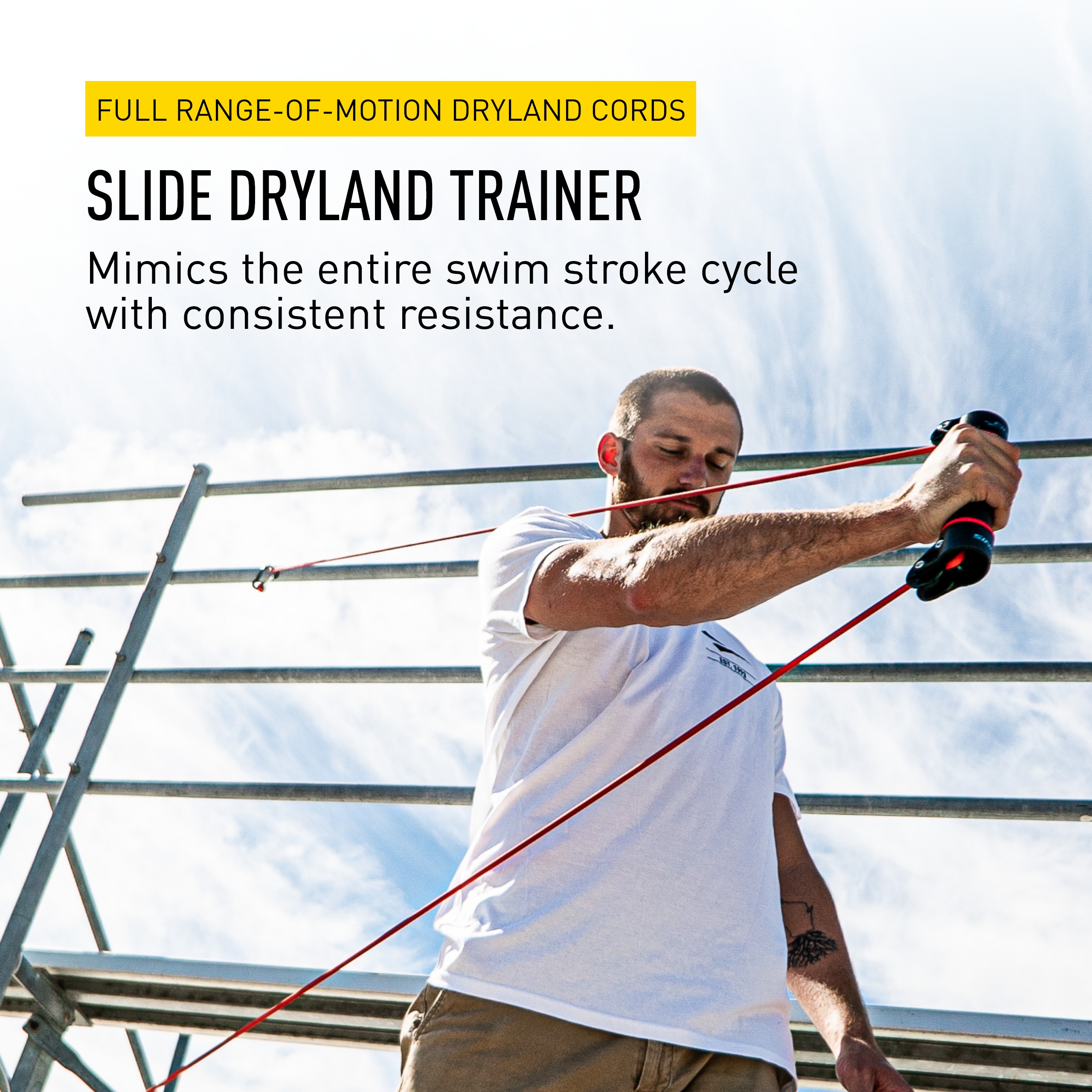 FINIS Slide Dryland Trainer, Resistance Training Exercise Bands Improve Strength - Bild 9 von 14