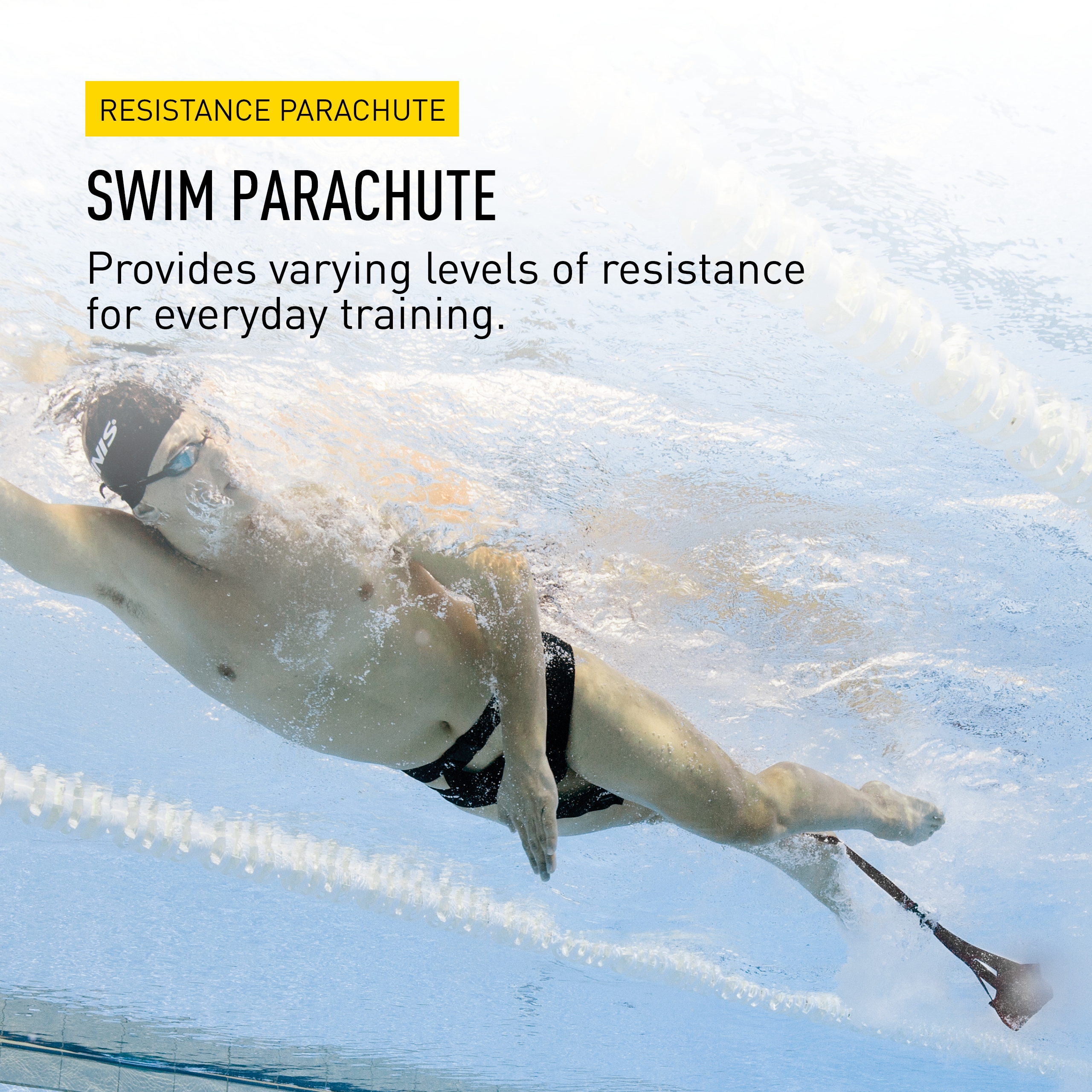 thumbnail image 2 of FINIS Swim Parachute - Resistance Training Equipment For Swimmers To Build Strength & Speed 2 of 6