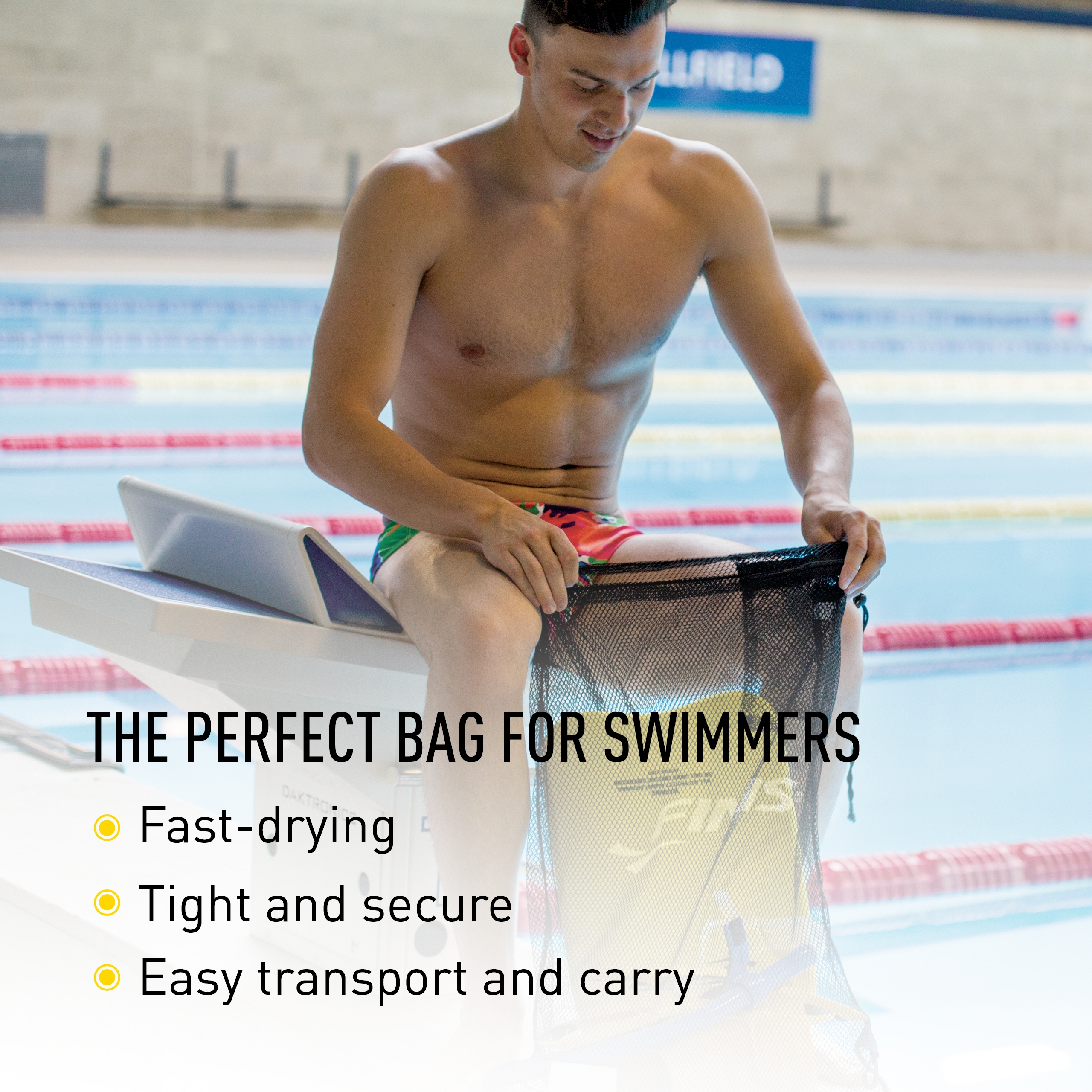 FINIS Mesh Gear Bag - Mesh Badetasche für Schwimmausrüstung und Zubehör - Pooltasche - Bild 17 von 21