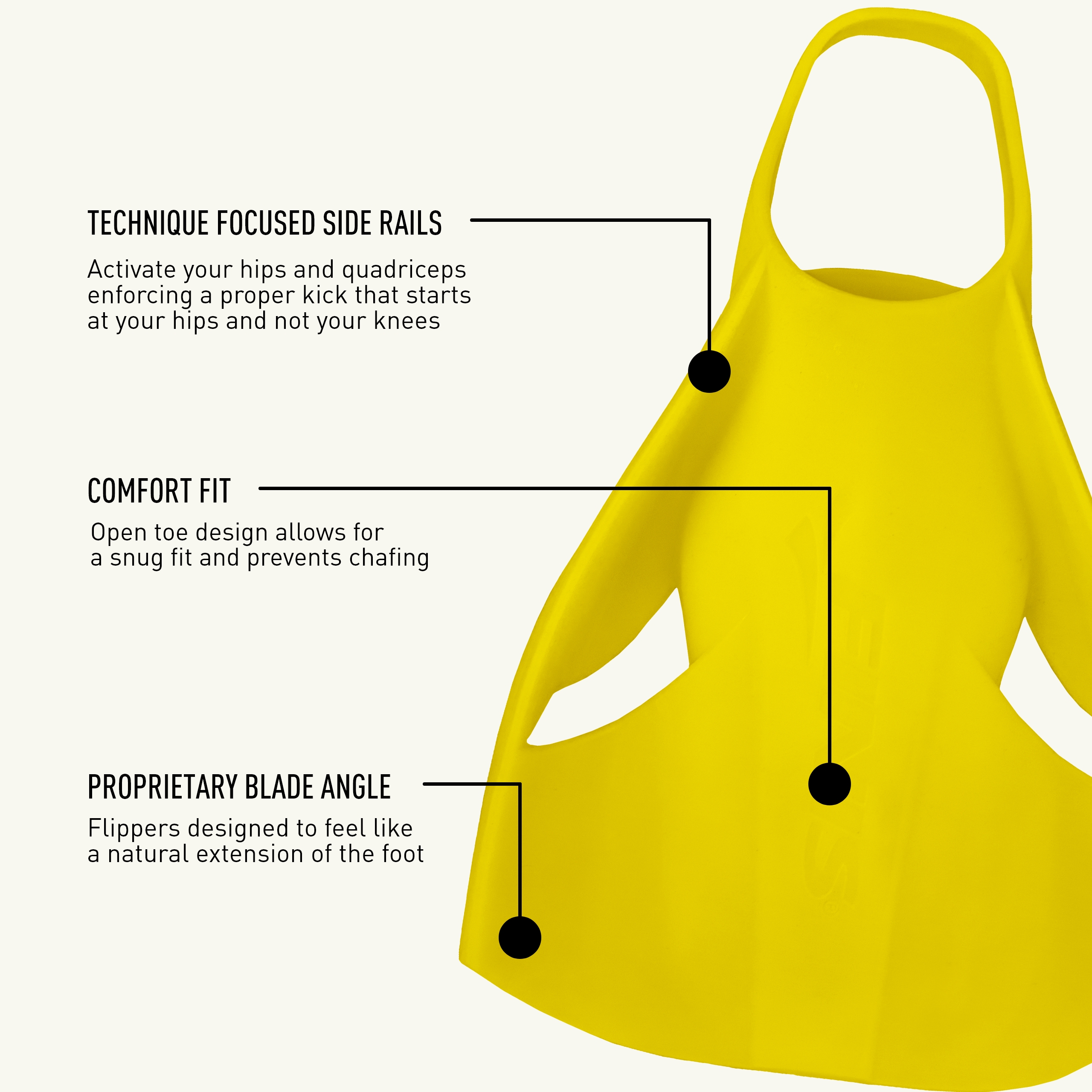 FINIS Edge Fins Schwimmflossen für Damen und Herren - 100% Silikon Schwimmflossen - Bild 25 von 35