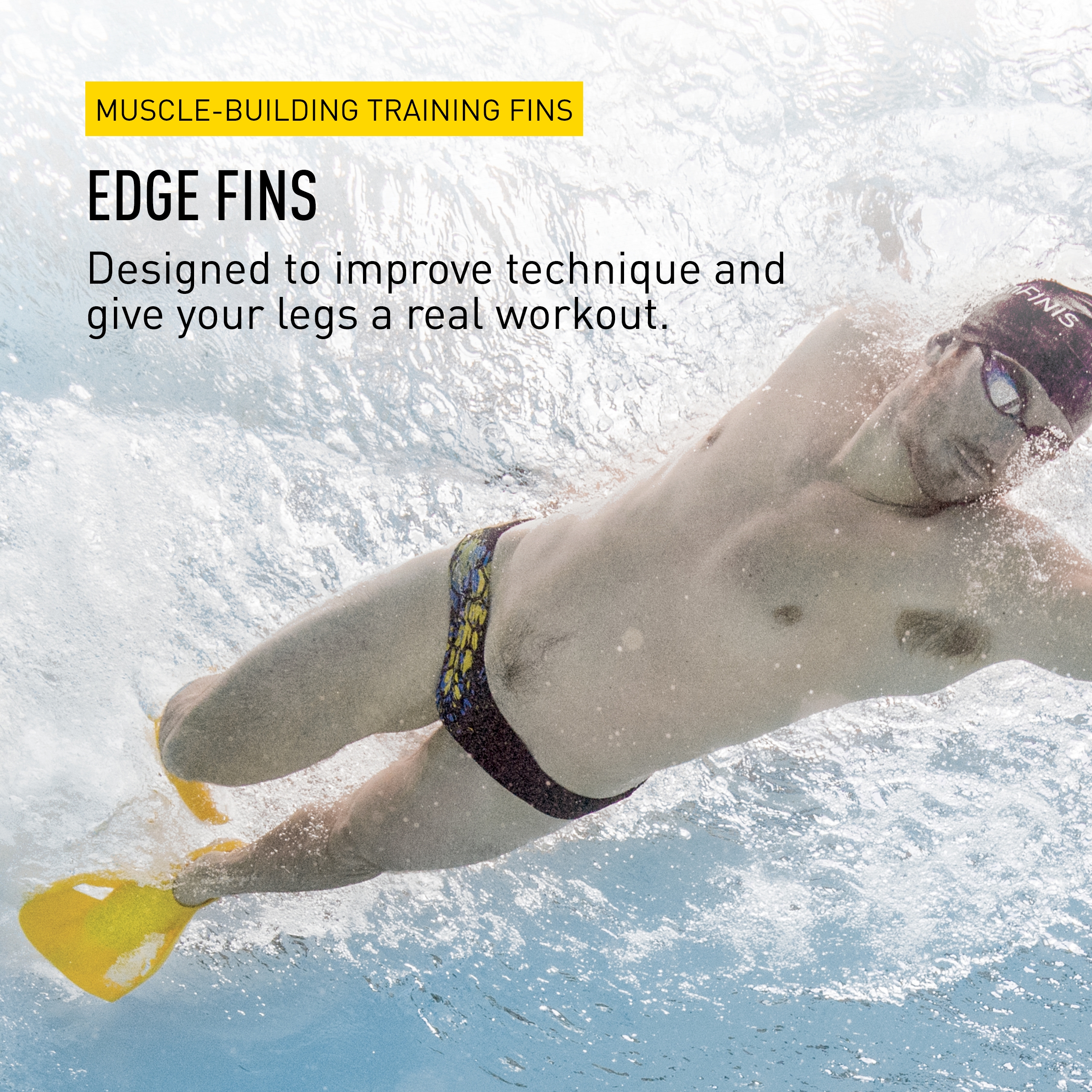 FINIS Edge Fins Schwimmflossen für Damen und Herren - 100% Silikon Schwimmflossen - Bild 9 von 35