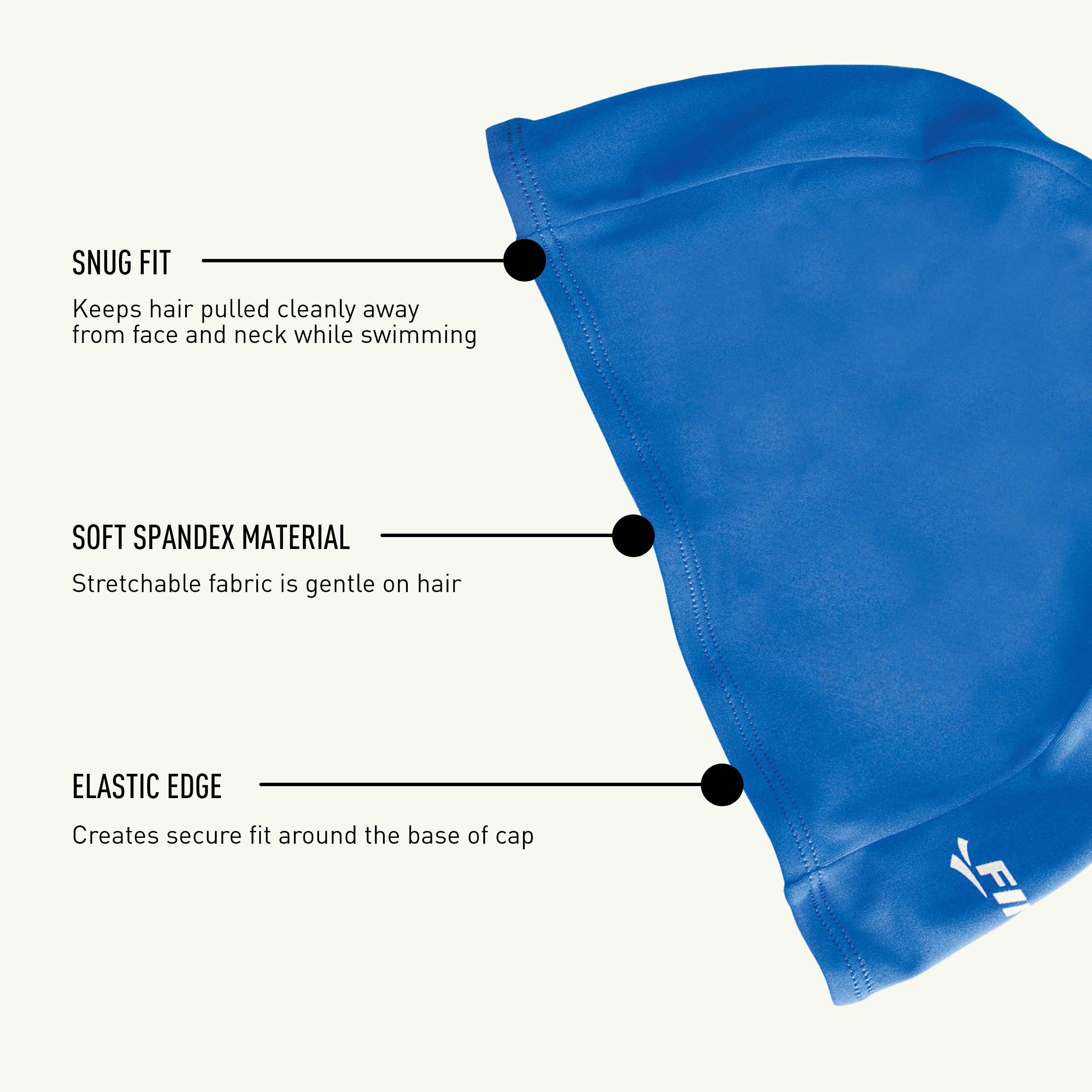 FINIS Spandex Cap - Badekappe für Damen und Herren - Bild 11 von 21
