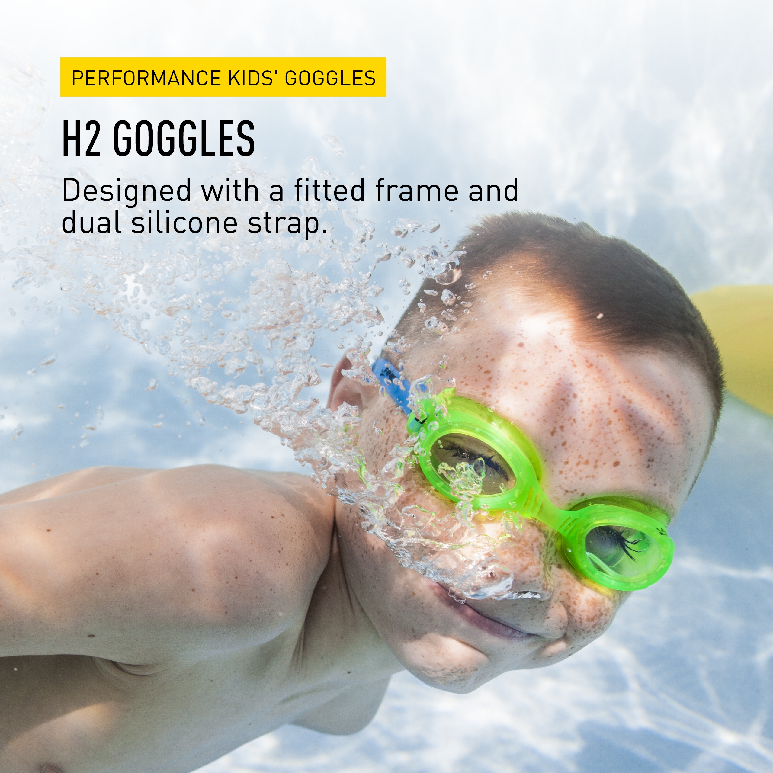 FINIS H2 Jr. Brille - Performance Kinder Schwimmbrille für 4-12 Jahre - Bild 2 von 14
