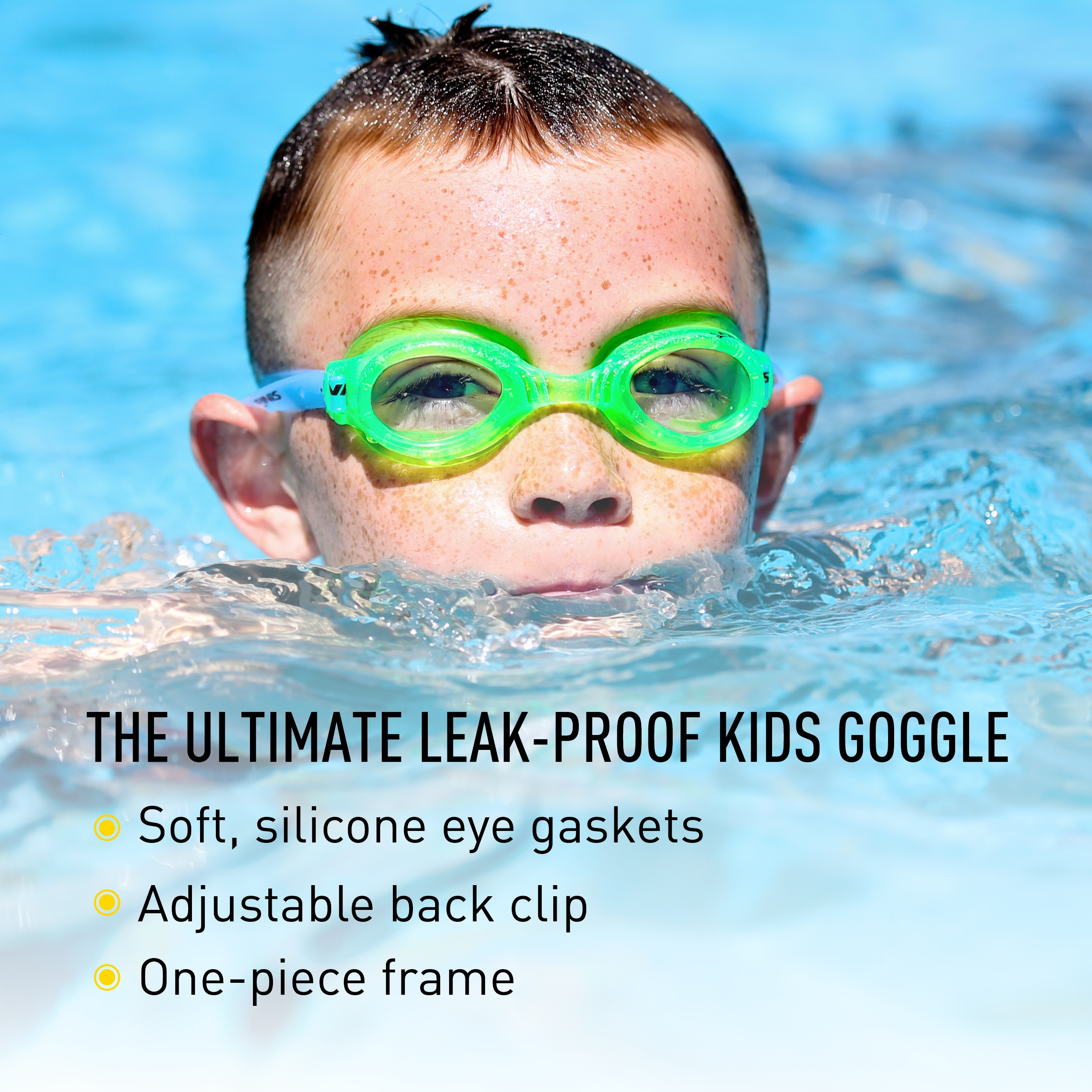 FINIS H2 Jr. Brille - Performance Kinder Schwimmbrille für 4-12 Jahre - Bild 3 von 14