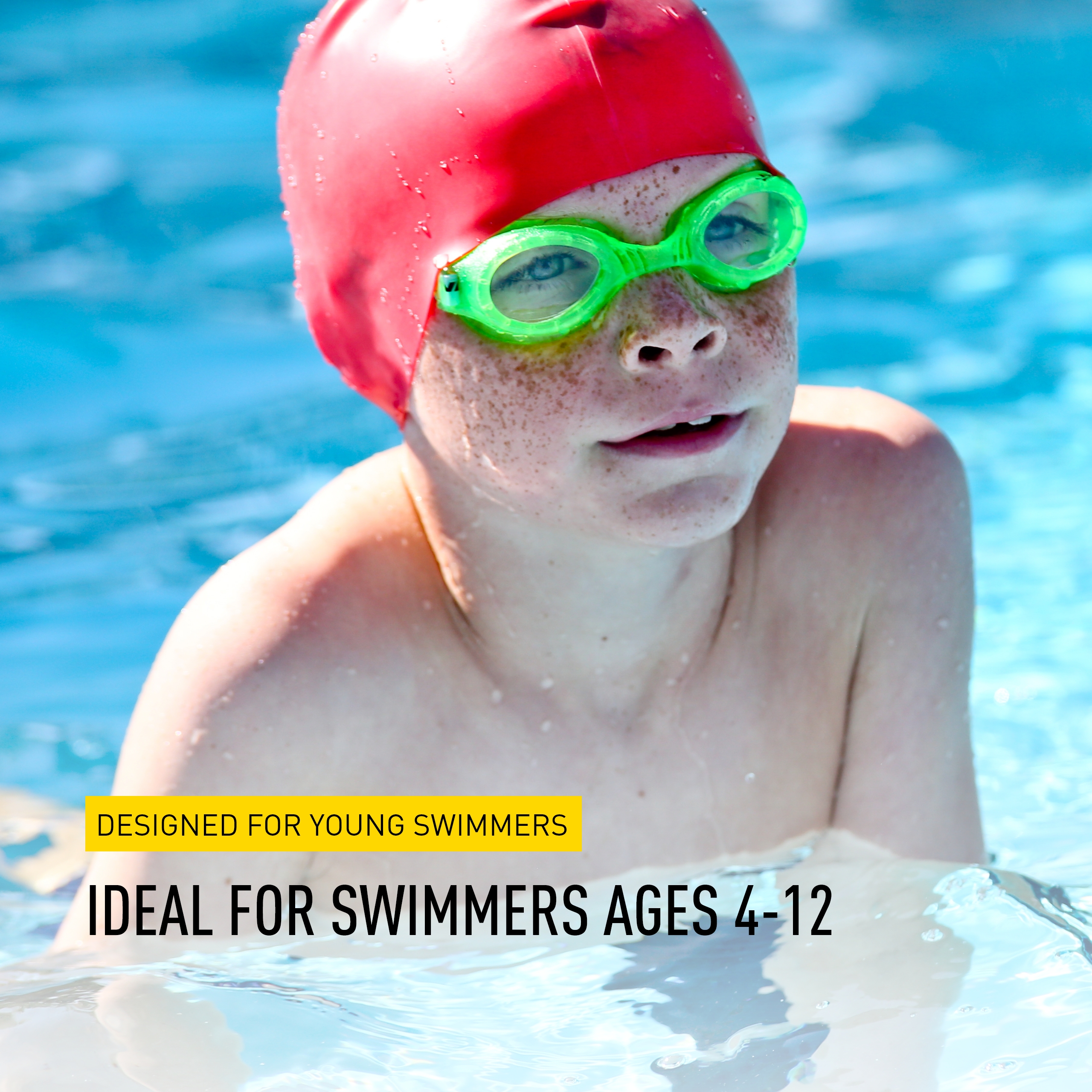 FINIS H2 Jr. Brille - Performance Kinder Schwimmbrille für 4-12 Jahre - Bild 6 von 14