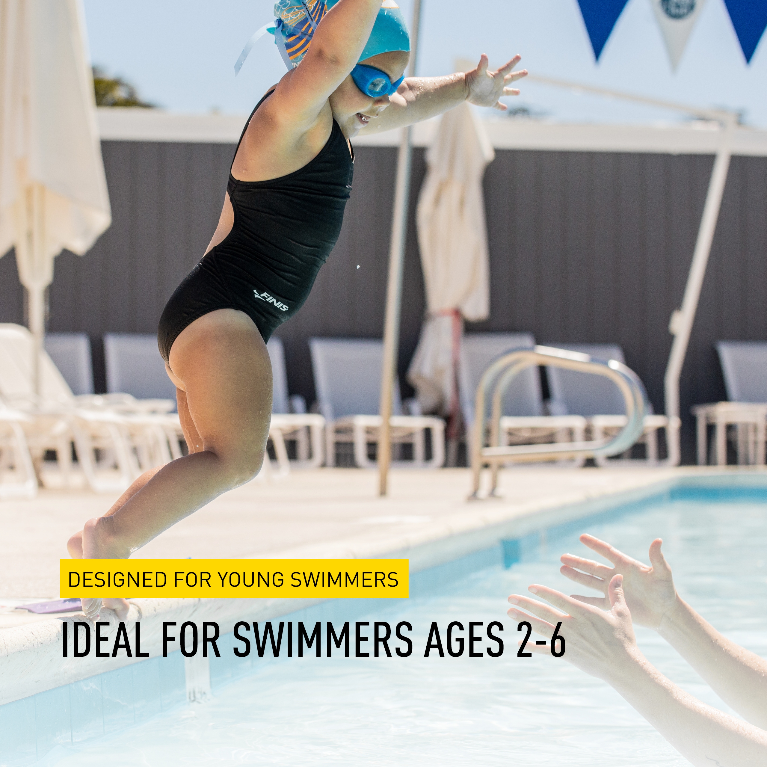 FINIS Schwimmbrille - Kinder Schwimmbrille für 2-6 Jahre - Bild 6 von 7