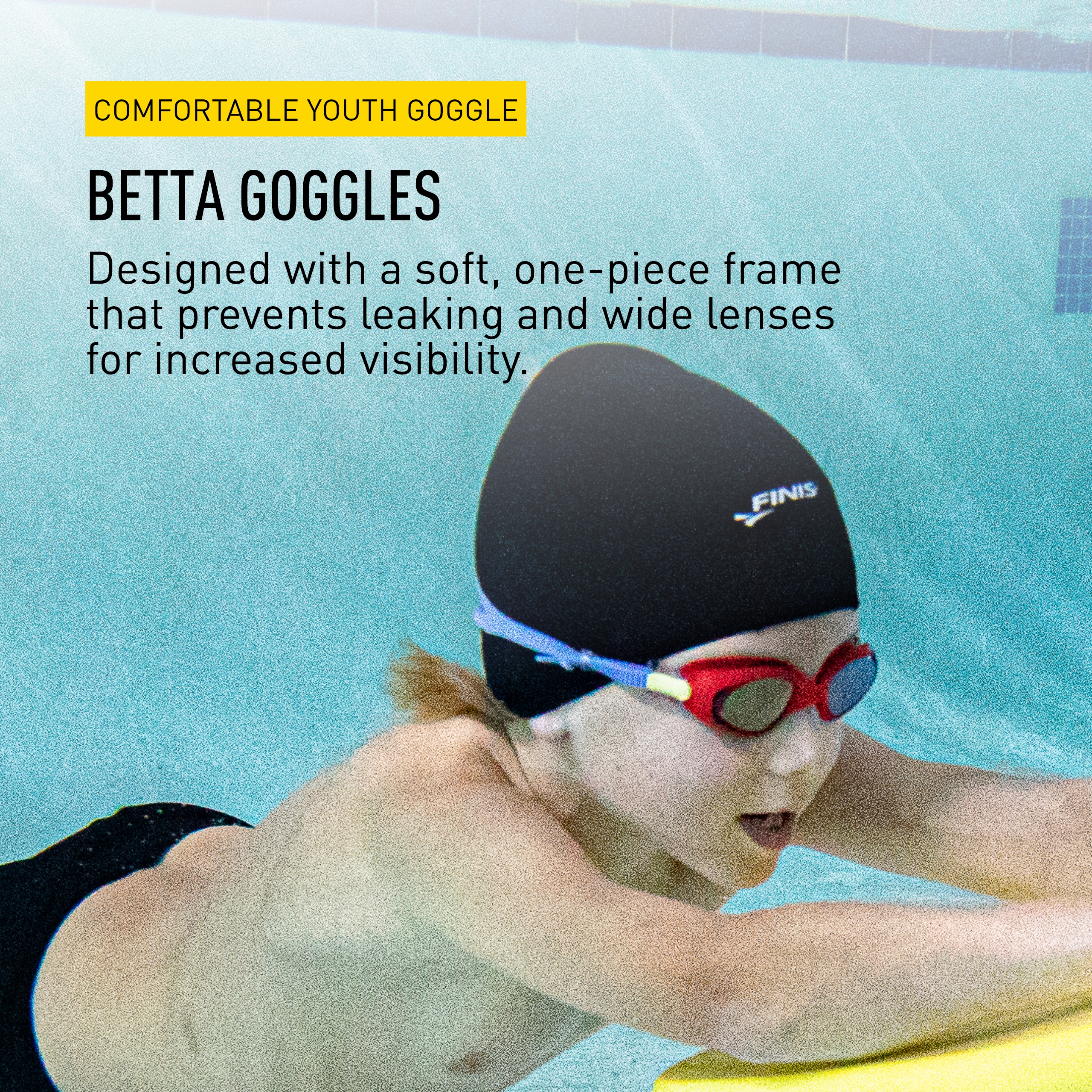 FINIS Betta Brille - Kinder Schwimmbrille für 6-12 Jahre - Bild 16 von 21