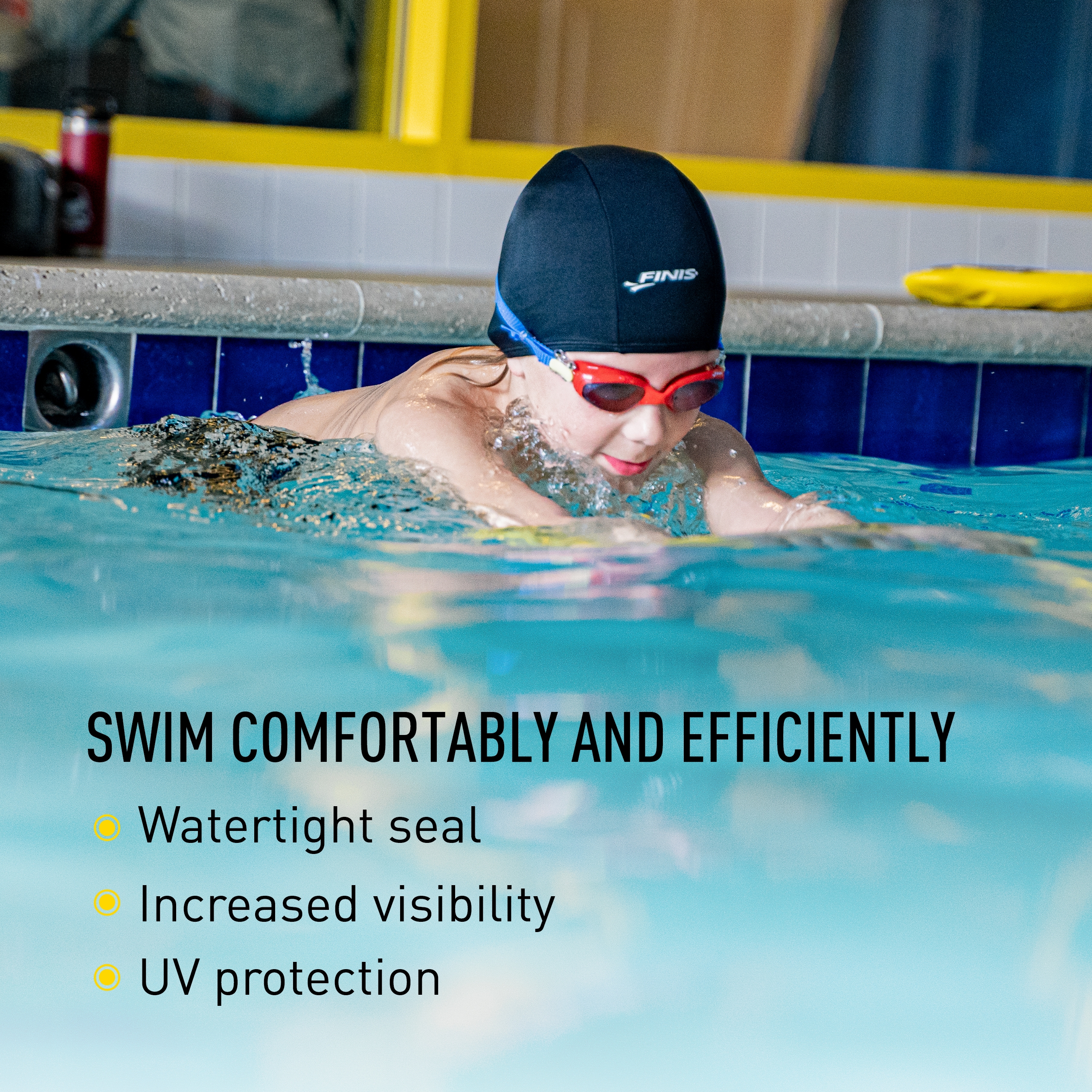 FINIS Betta Brille - Kinder Schwimmbrille für 6-12 Jahre - Bild 17 von 21