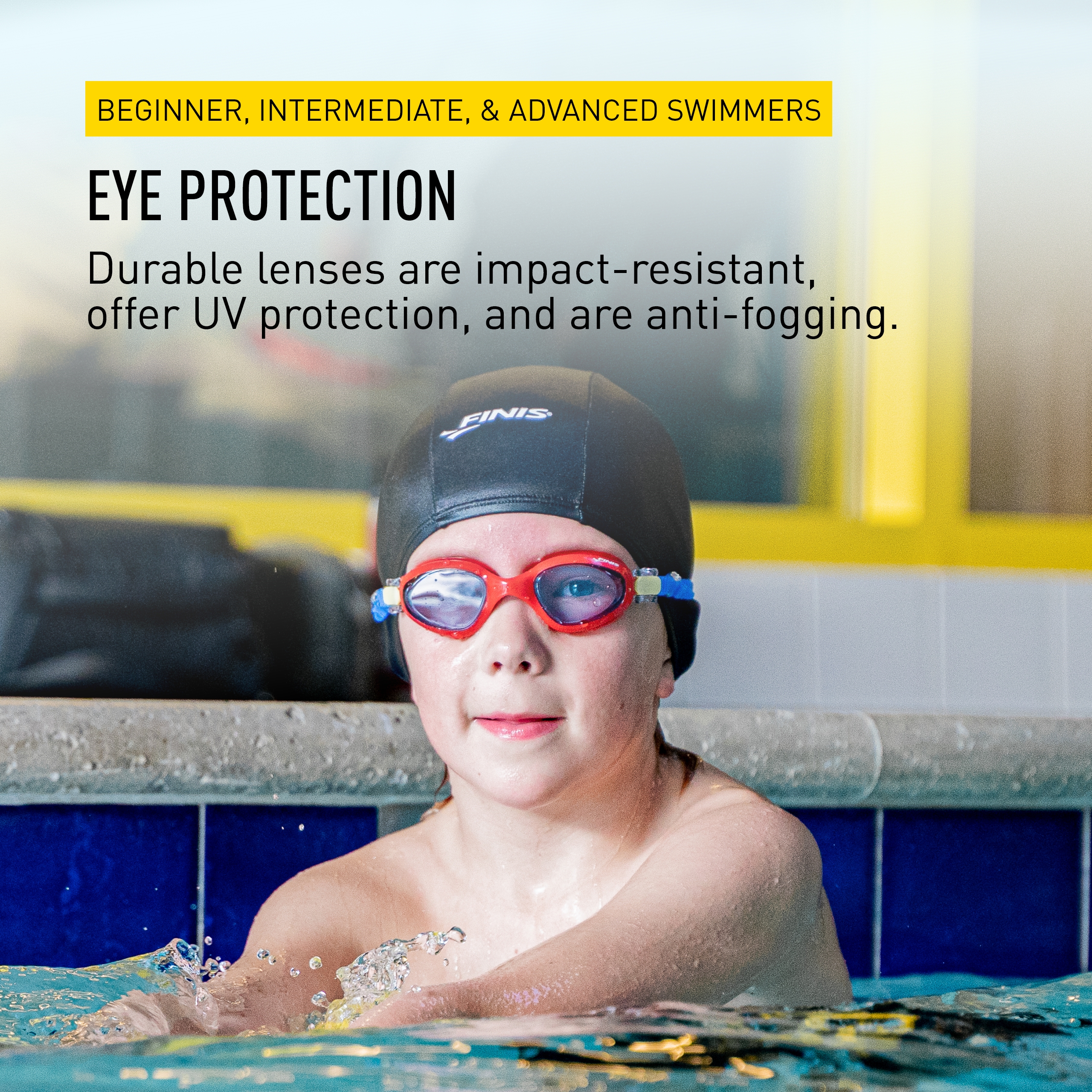 FINIS Betta Brille - Kinder Schwimmbrille für 6-12 Jahre - Bild 19 von 21