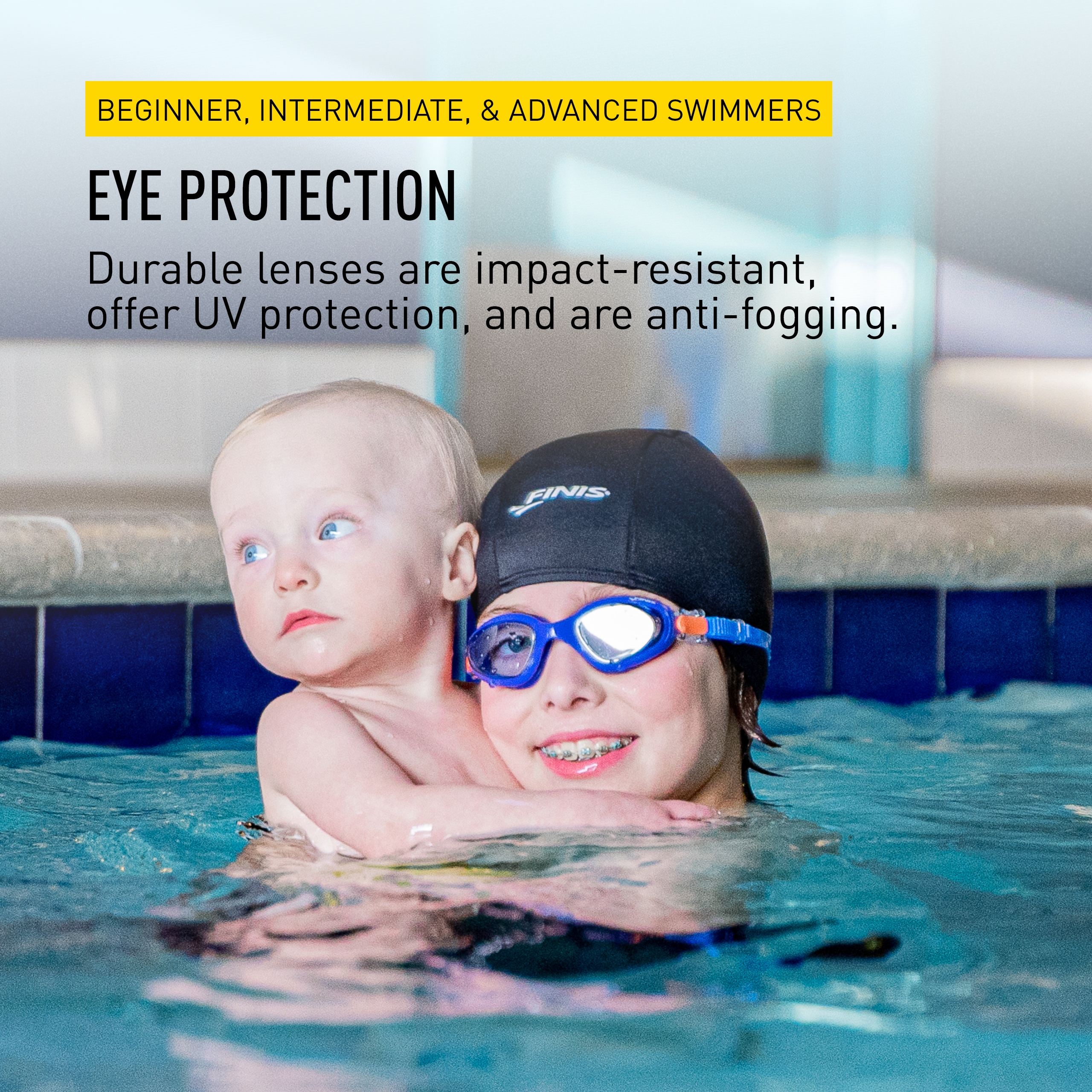 FINIS Betta Brille - Kinder Schwimmbrille für 6-12 Jahre - Bild 5 von 21