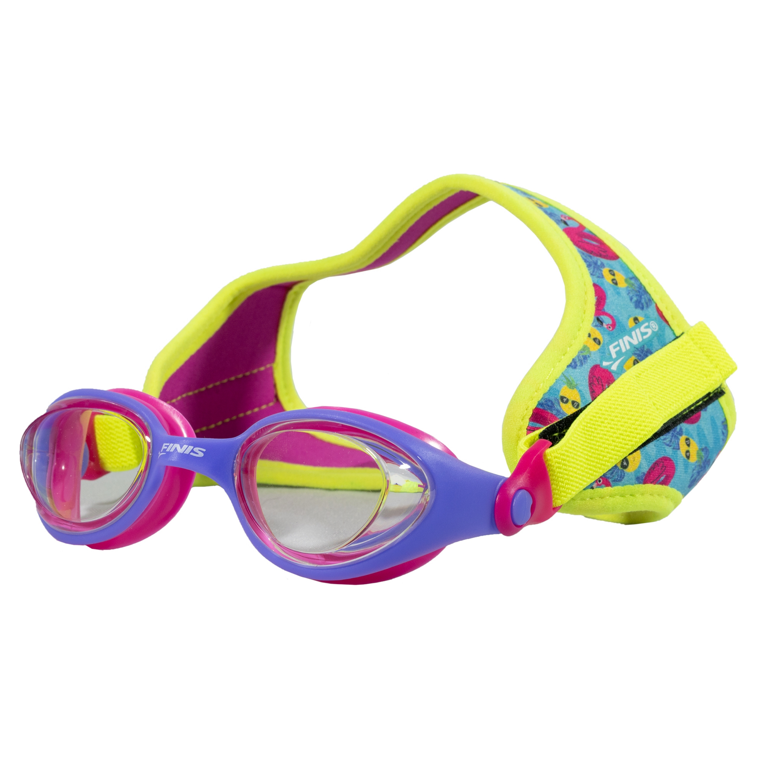 FINIS DragonFlys Kinder Schwimmbrille Alter 4-12, UV-Schutz, schwimmfähiges Neopren - Bild 8 von 49