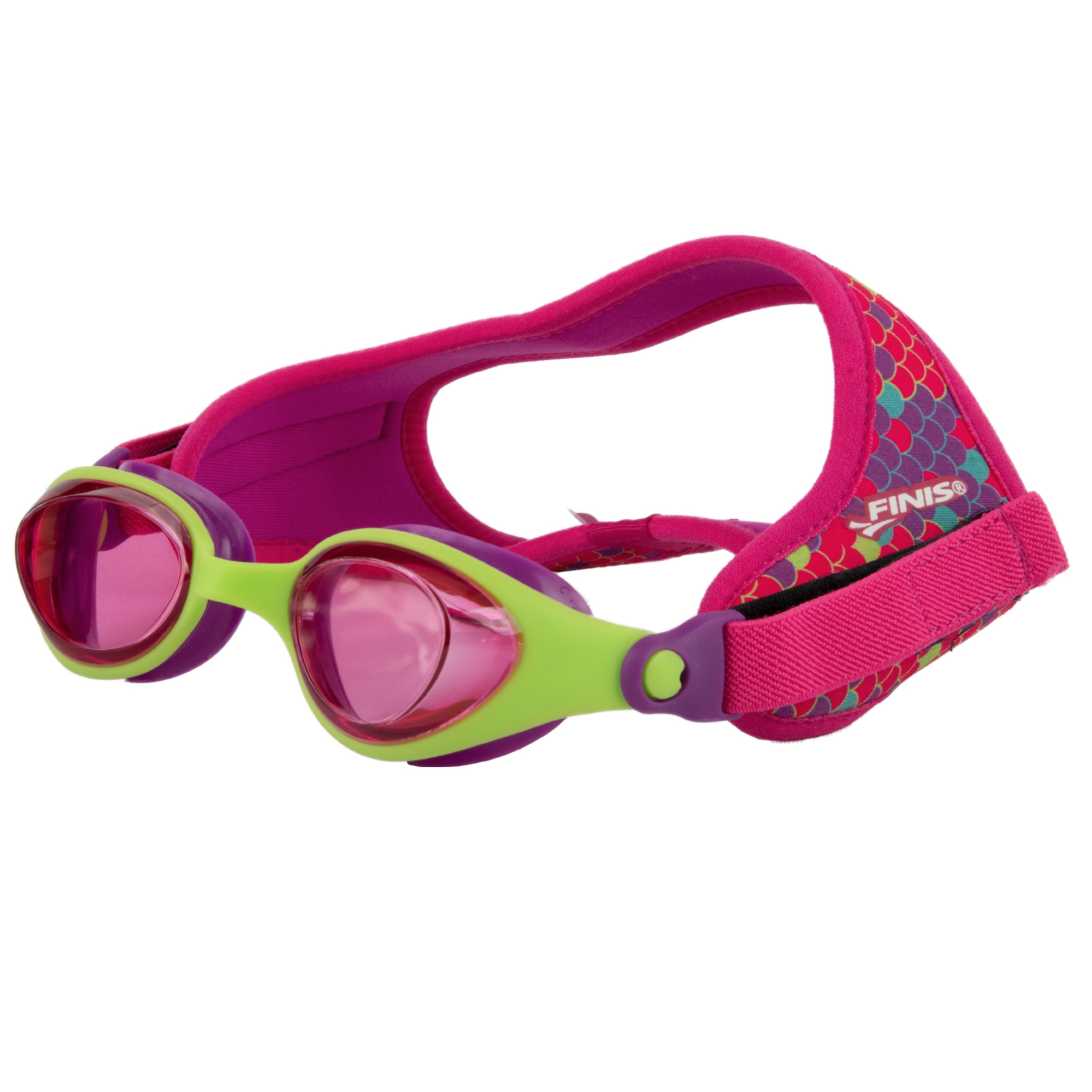FINIS DragonFlys Kinder Schwimmbrille Alter 4-12, UV-Schutz, schwimmfähiges Neopren - Bild 22 von 49