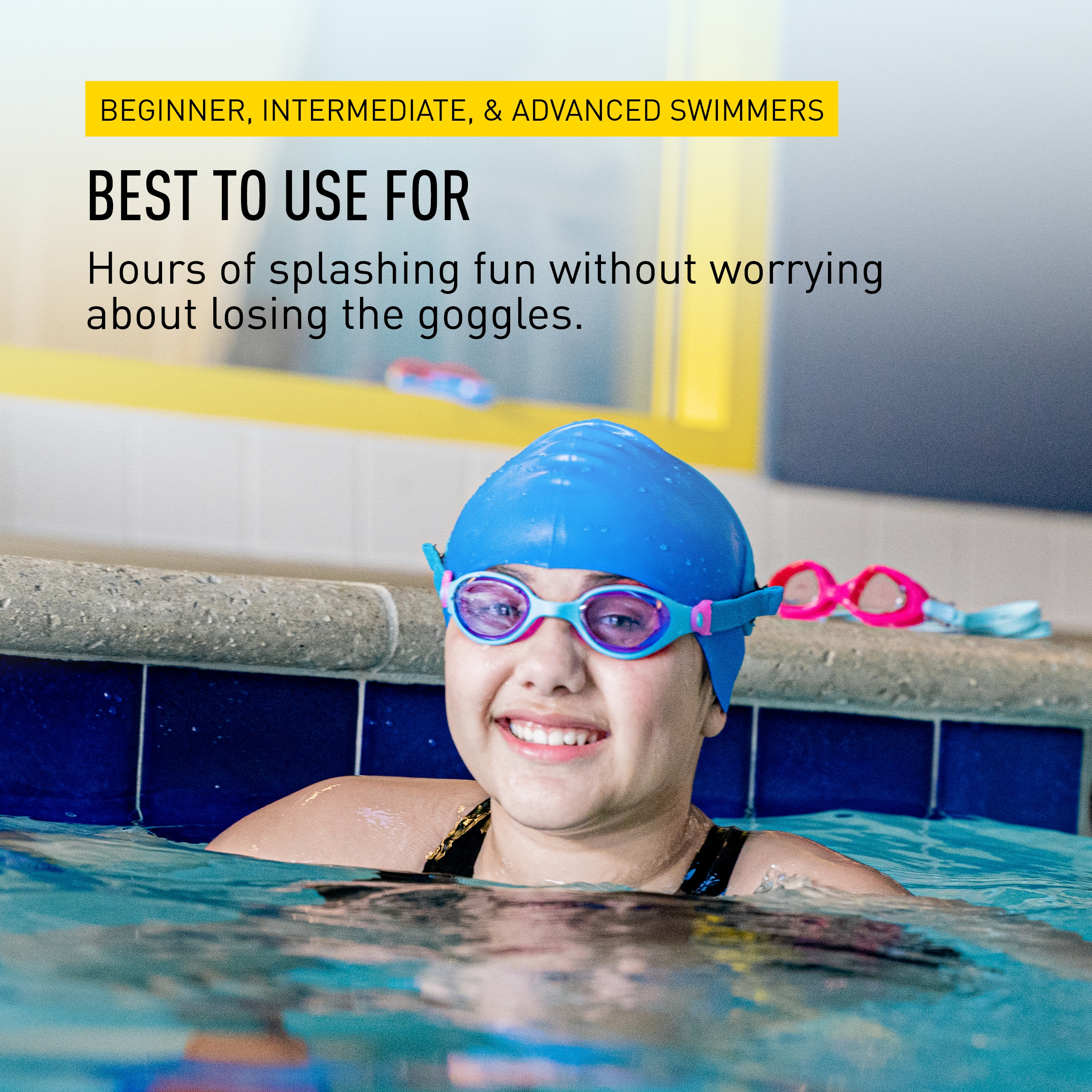 FINIS DragonFlys Kinder Schwimmbrille Alter 4-12, UV-Schutz, schwimmfähiges Neopren - Bild 33 von 49