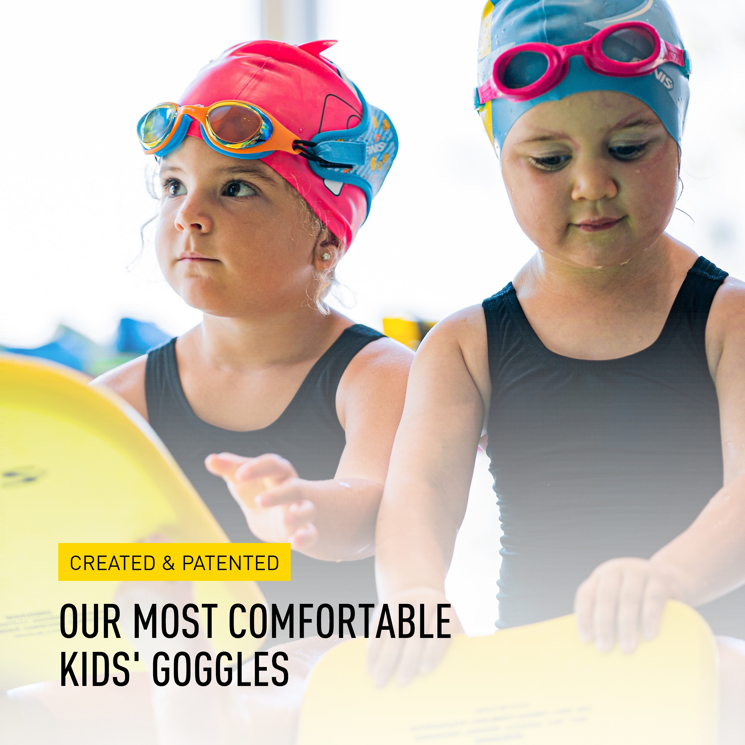 FINIS DragonFlys Kinder Schwimmbrille Alter 4-12, UV-Schutz, schwimmfähiges Neopren - Bild 34 von 49