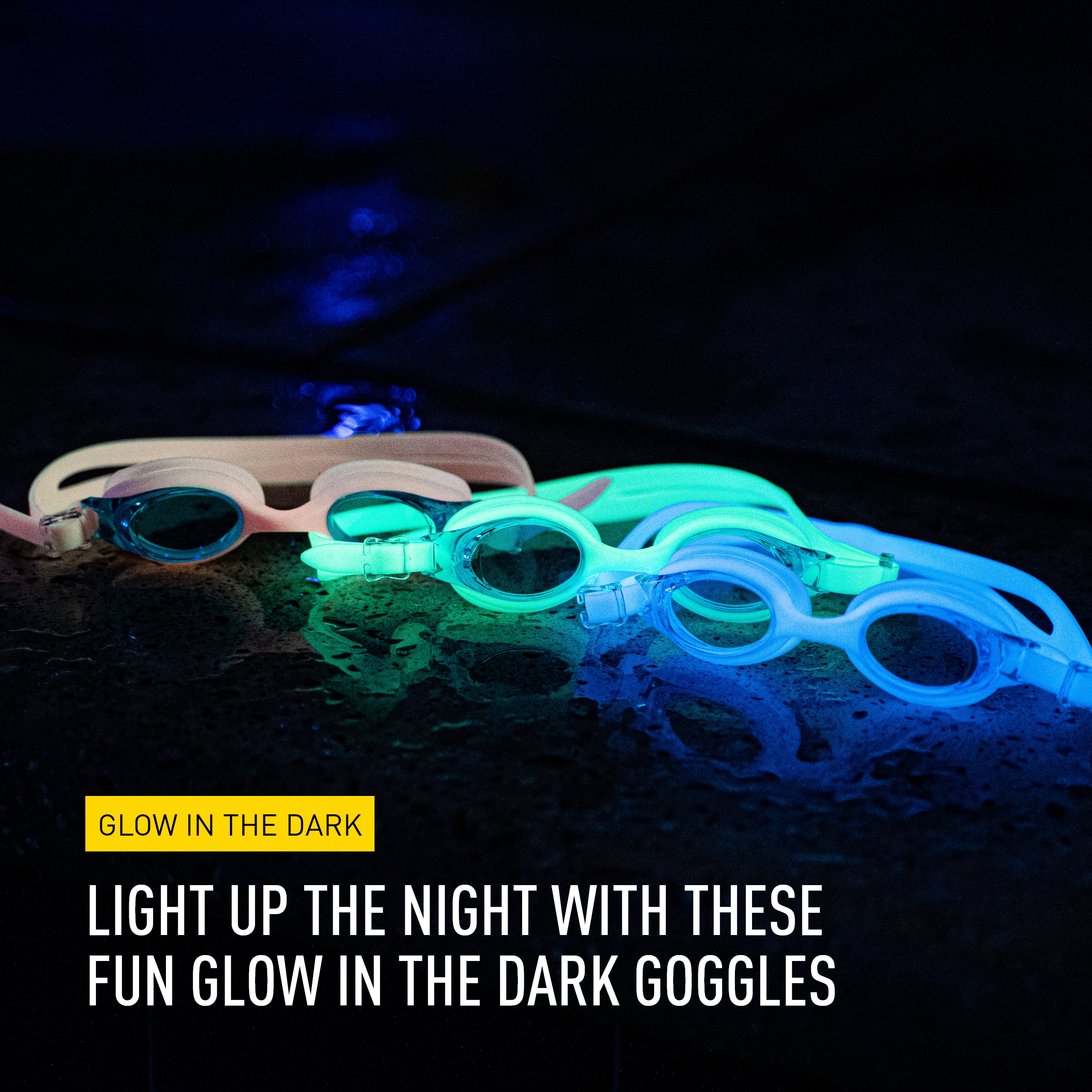 FINIS FlowGlow Brille - Glow-in-the-Dark Schwimmbrille - Brille mit Einteiler - Bild 13 von 21
