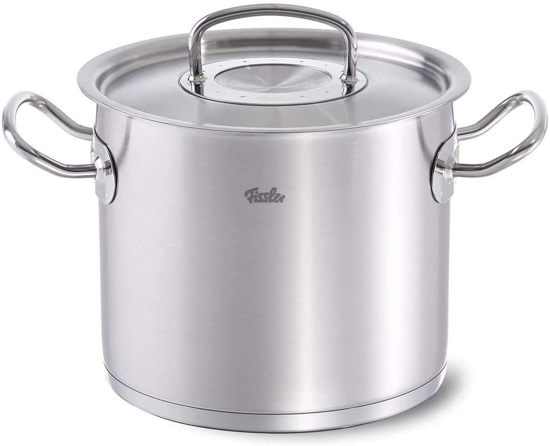 Fissler Original Profi Collection Innovative Stainless Steel Stew Cooking Pot Cookware with Cookstar Base, 5.5-Quart