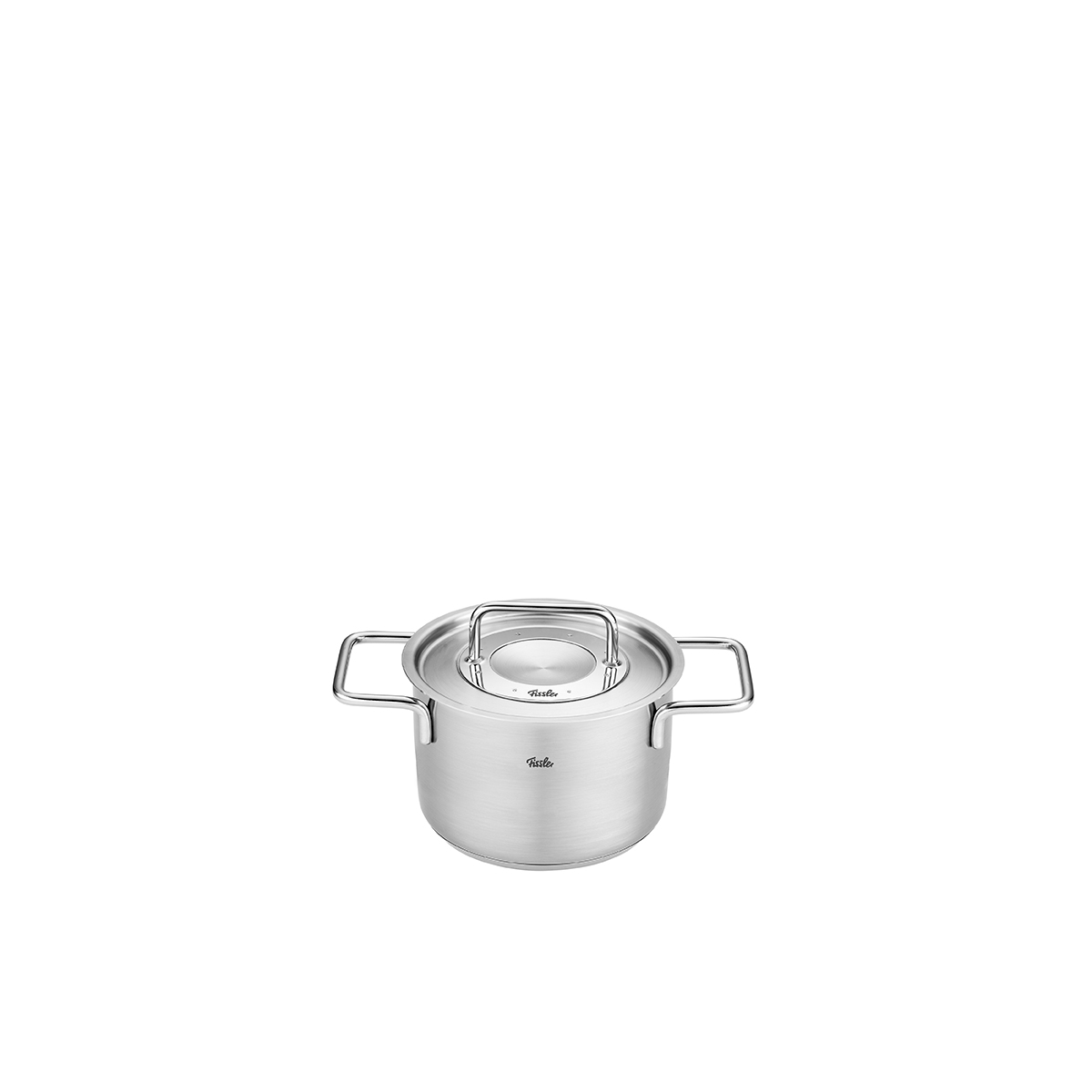 Fissler Pure Collection Stainless Steel Stock Pot, 2.2 Quart with Metal Lid