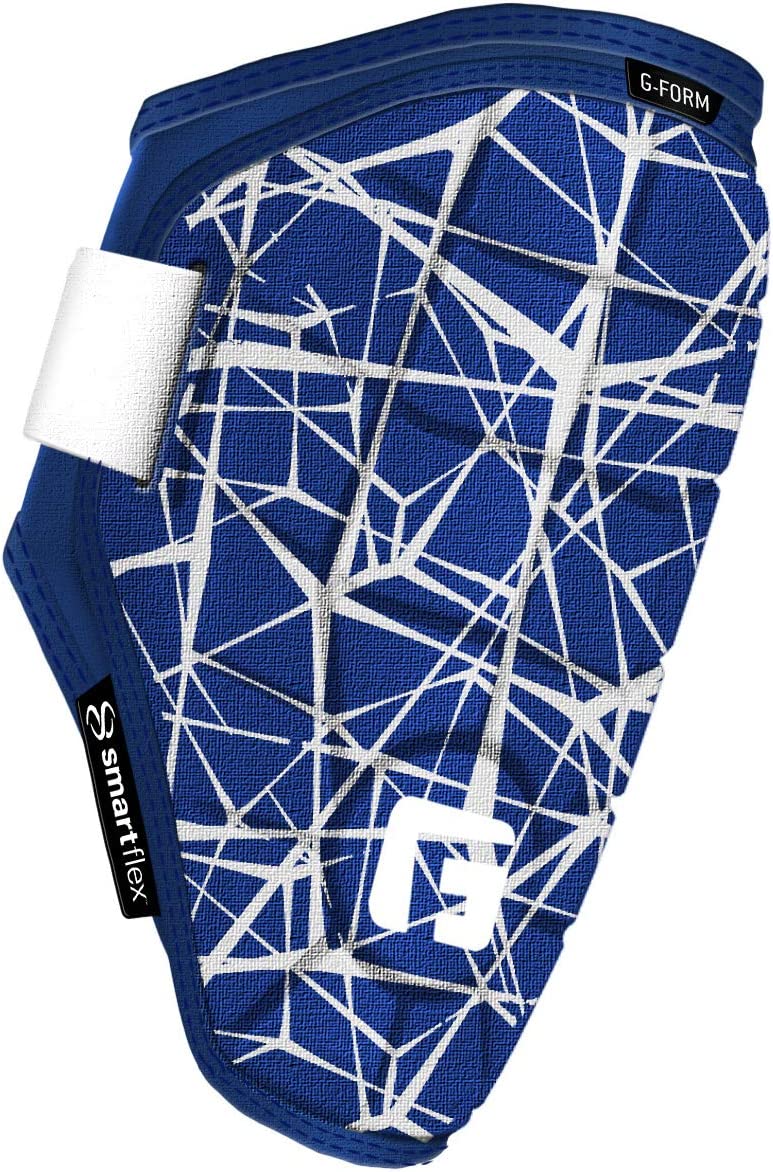 G-Form Elite Speed Batter's Baseball Elbow Guard - Elbow Pad with Adjustable Straps - Royal Prism, Adult S/M