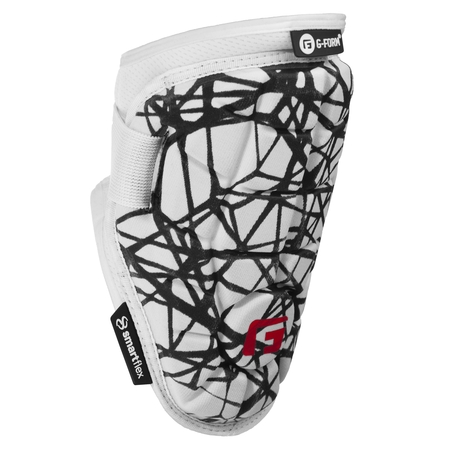 G-Form Elite Speed Batter's Baseball Elbow Guard - Elbow Pad with Adjustable Straps - White Prism, Adult L/XL