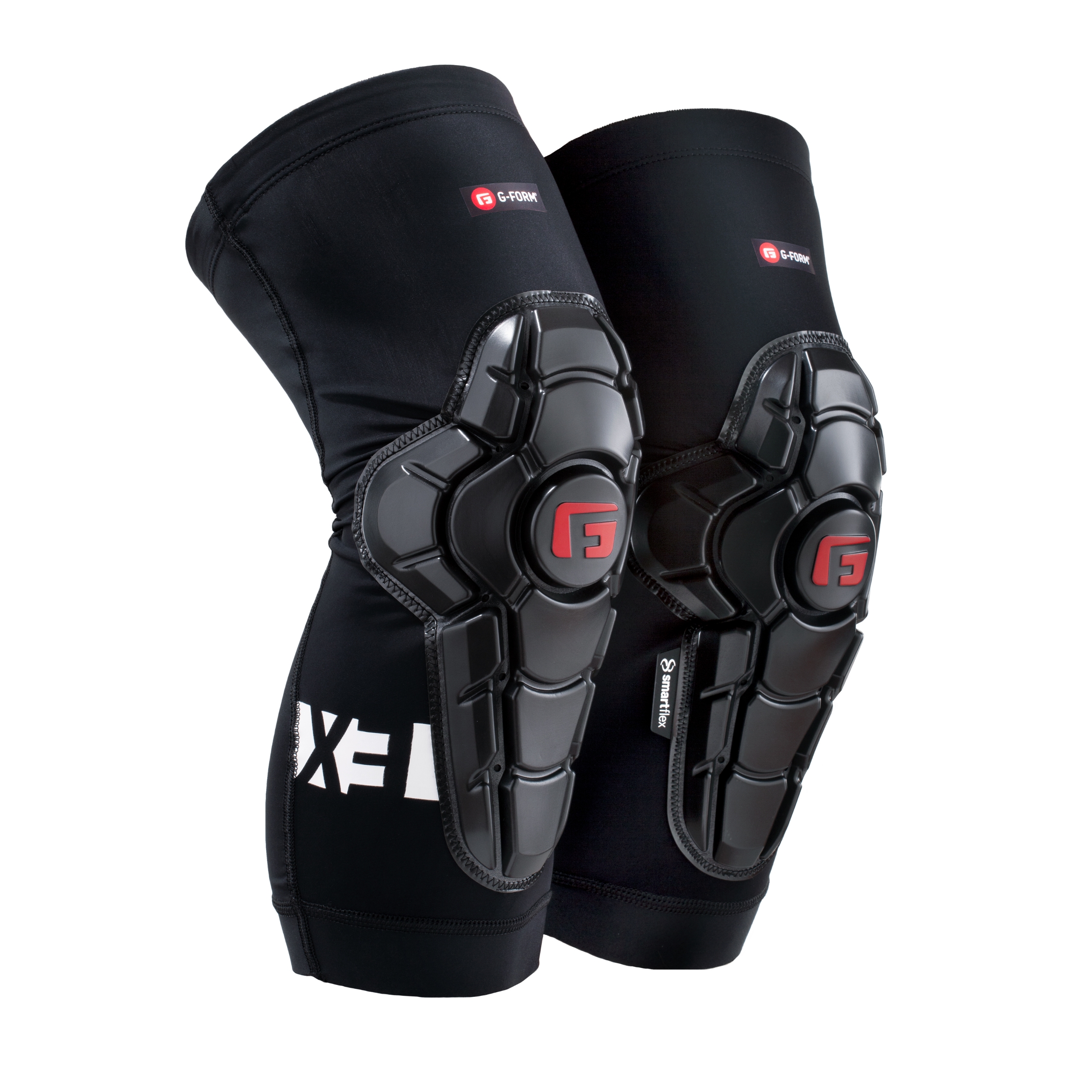 G-Form Pro-X3 Mountain Bike Knee Guards - Knee Pads for Men & Women - Black/White, Adult Small
