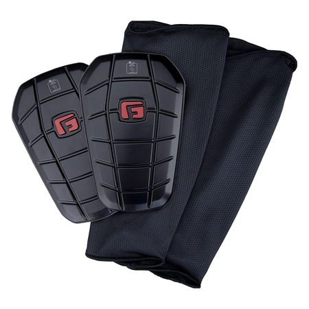 G-Form Pro-S Blade Soccer Shin Guards - Adult Shin Guards - Shin Guards for Protection - Black, XL