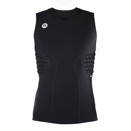 G-Form Men's Team Baselayer Tank - Workout Tanks for Men in Impact Sports - Black, Adult XL