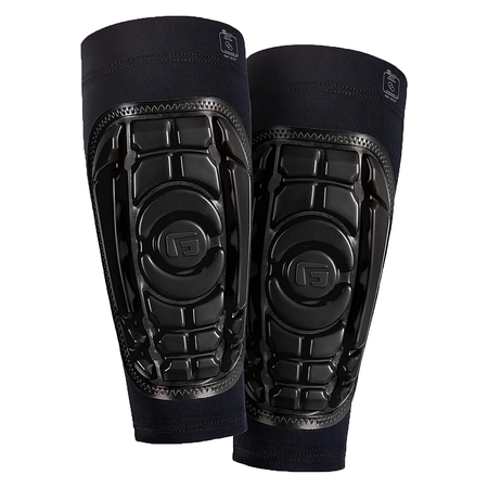 G-Form Youth Pro-S Compact Soccer Shin Guards - Football Shin Guards - Black, Youth S/M