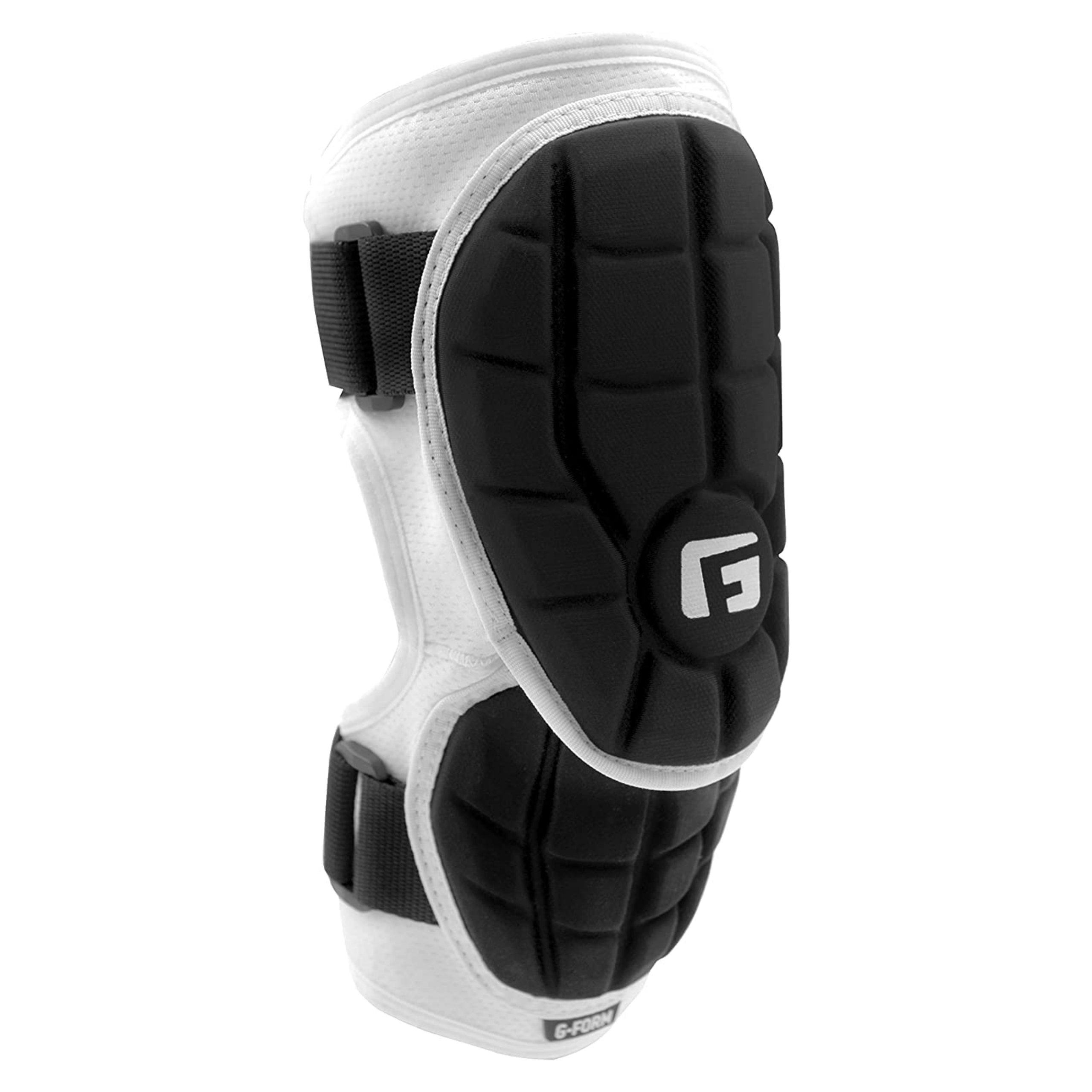 G-Form Elite Batter's Baseball Elbow Guard - Forearm Guards & Elbow Pads - Black/White Logo/White, Adult L/XL