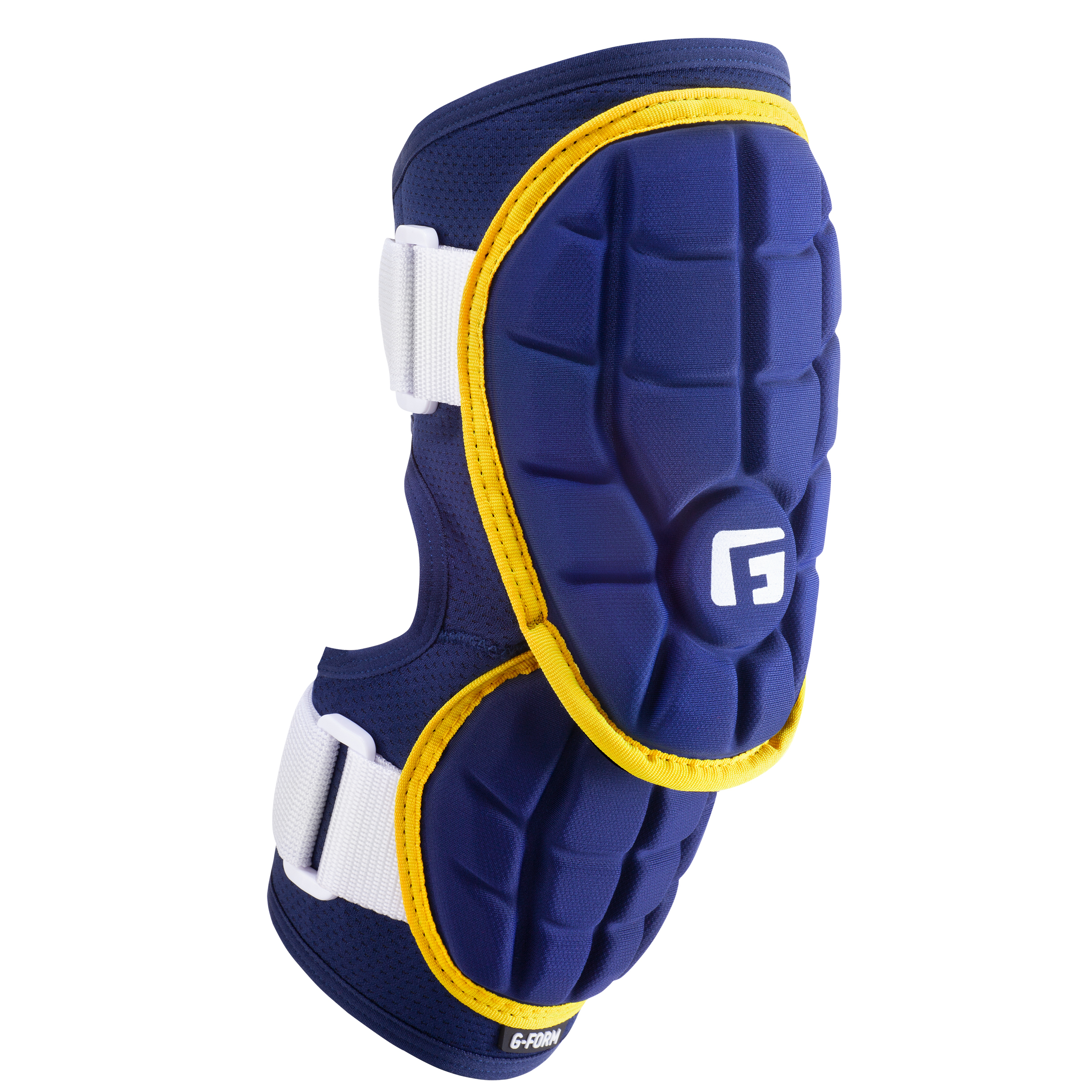G-Form Elite 2 Batter's Baseball Elbow Guard - Elbow Pads - Forearm Guards - Navy/Yellow, Adult L/XL