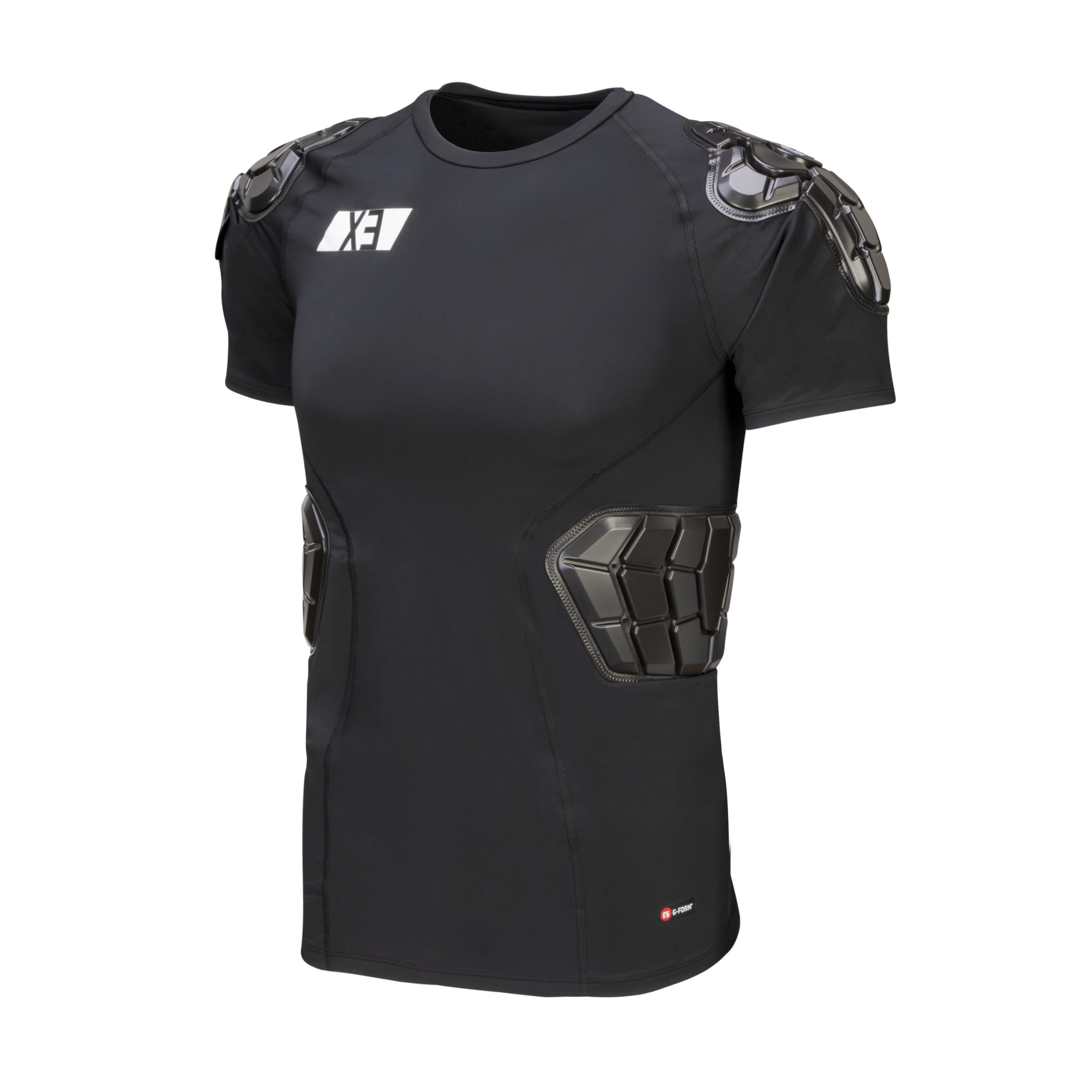 G-Form Youth Pro-X3 Short Sleeve Shirt, Black, S/M