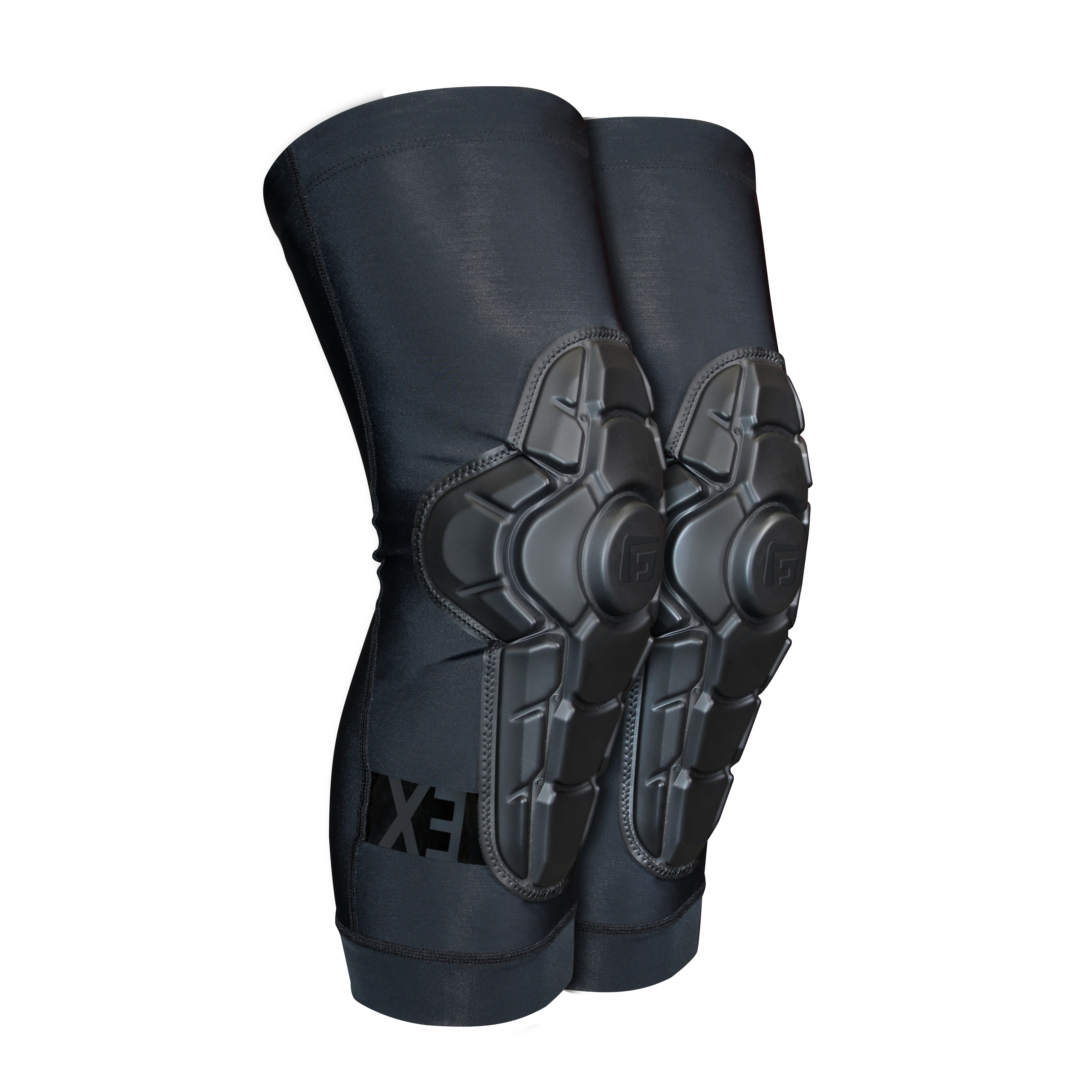 G-Form Pro-X3 Mountain Bike Knee Guards - Knee Pads for Men & Women - Triple Matte Black, Adult XXL